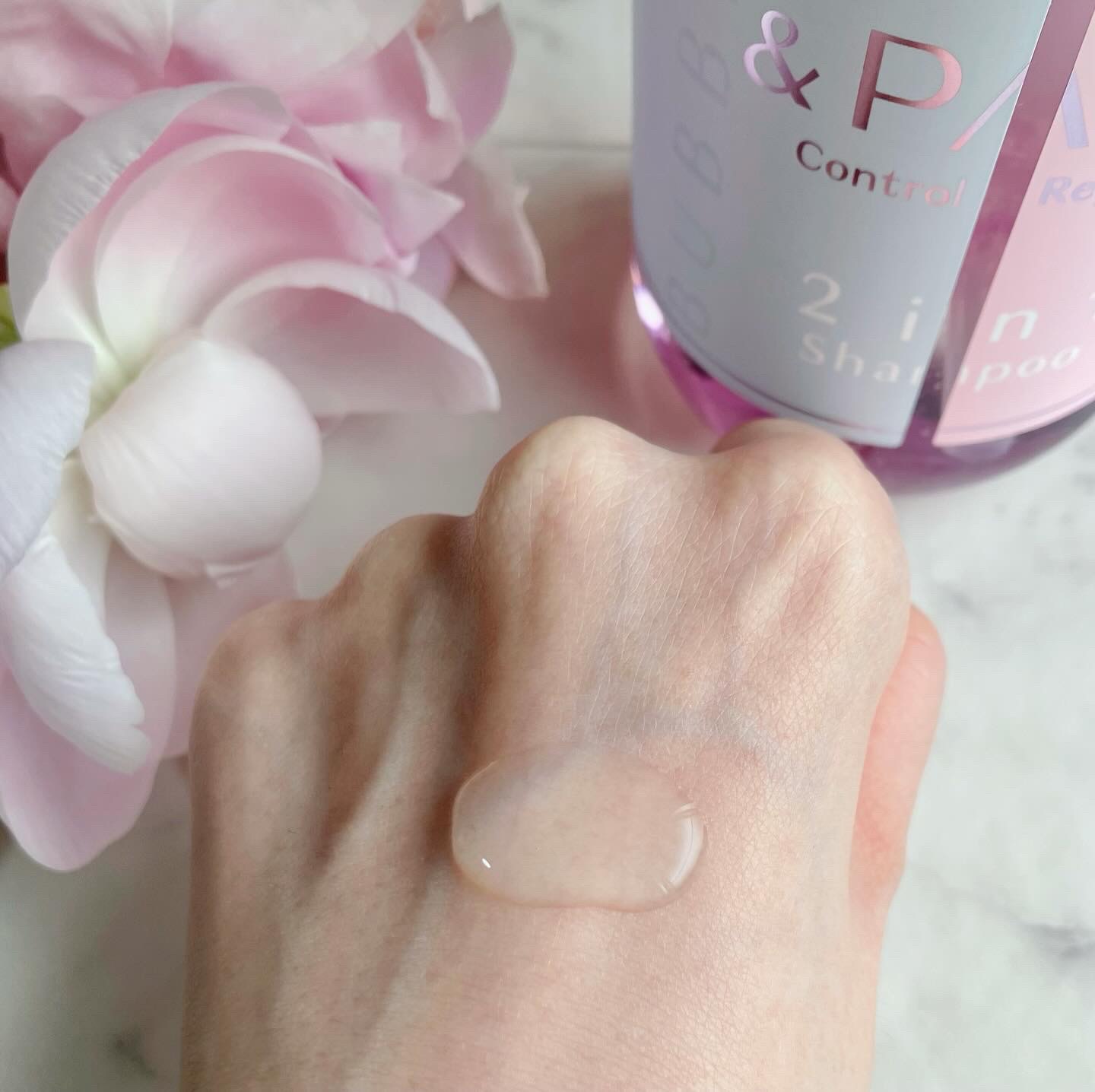 アンドペア コントロール リペア 2in1 シャンプー＆ヘアトリートメント/&PAIR/市販シャンプーを使ったクチコミ（2枚目）