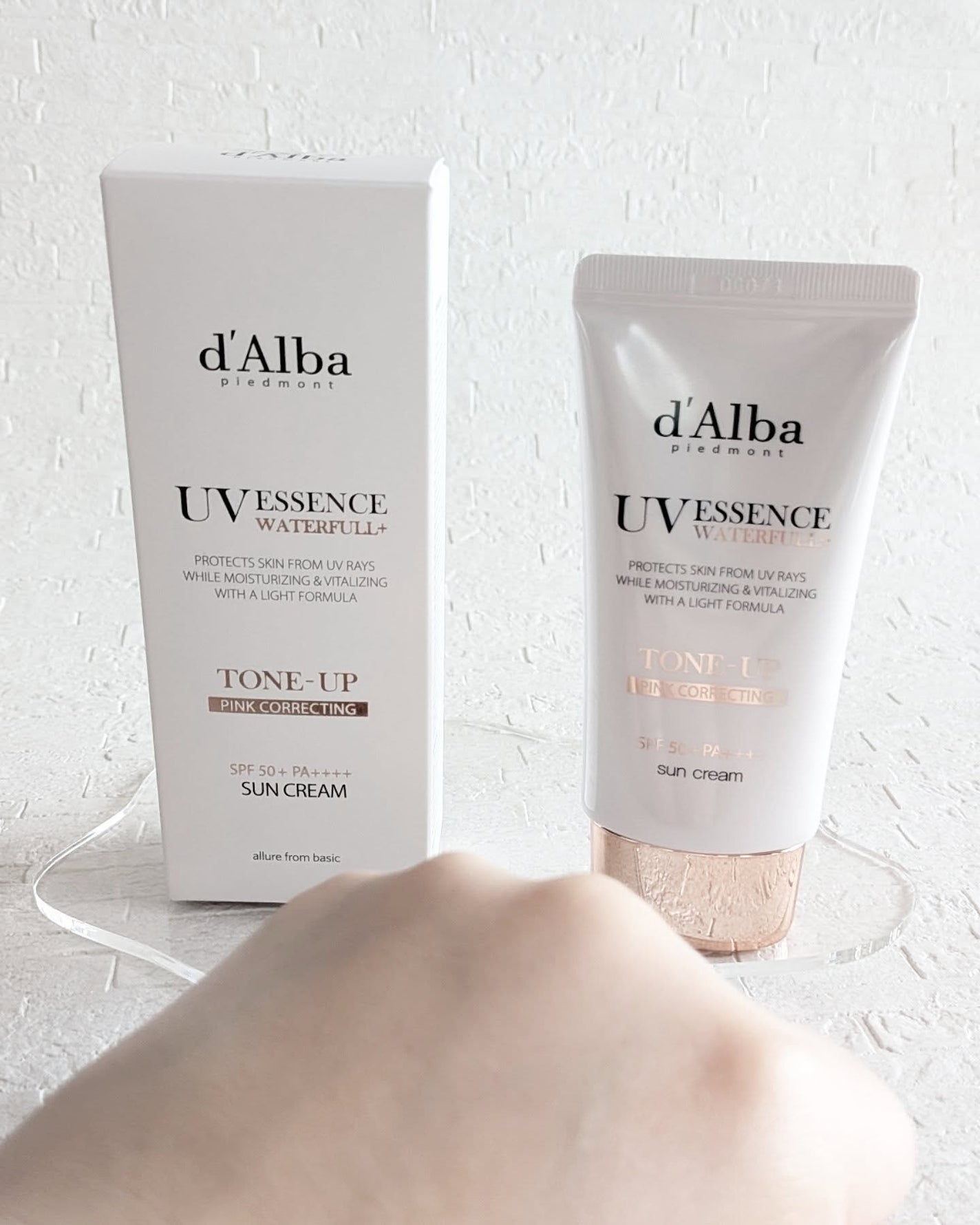 ウォータフルトーンアップサンクリーム/ダルバ/日焼け止めクリームを使ったクチコミ(3枚目)