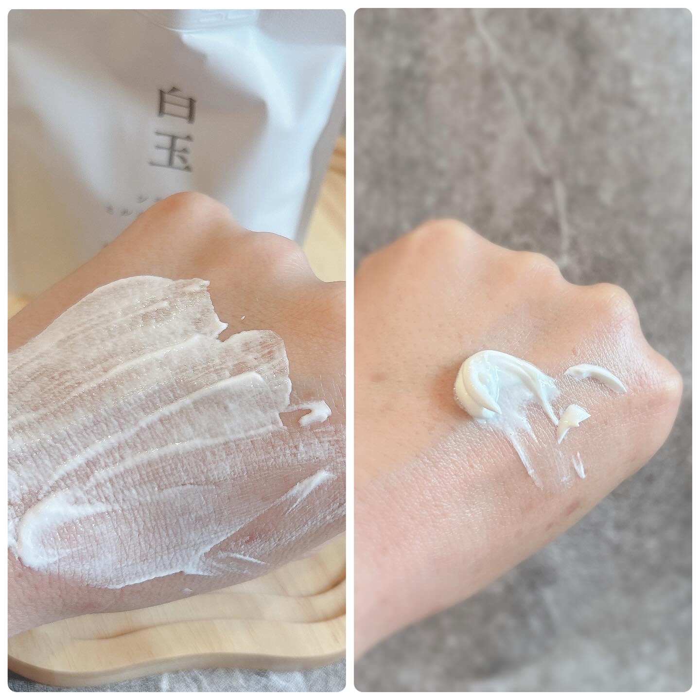 SHEE BY LITS 白玉ミルクピーリングパック/リッツ/洗い流すパック・マスクを使ったクチコミ（3枚目）