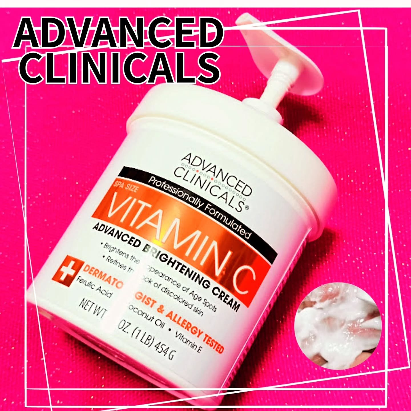 アドバンスドクリニカルビタミンC ブライトニング クリーム/ADVANCED CLINICALS/ボディクリームを使ったクチコミ（1枚目）