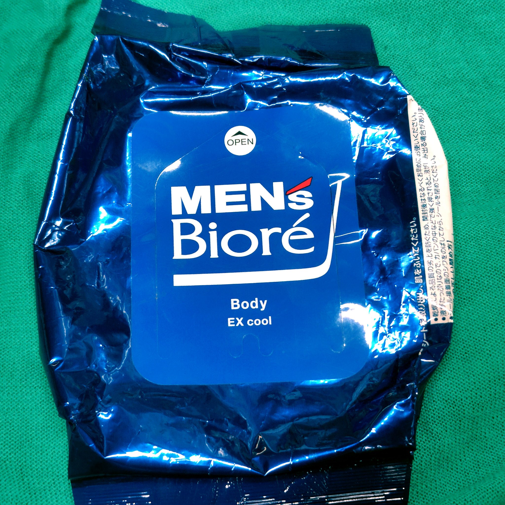 ボディシート 極冷感タイプ/メンズビオレ/ボディシートを使ったクチコミ（1枚目）