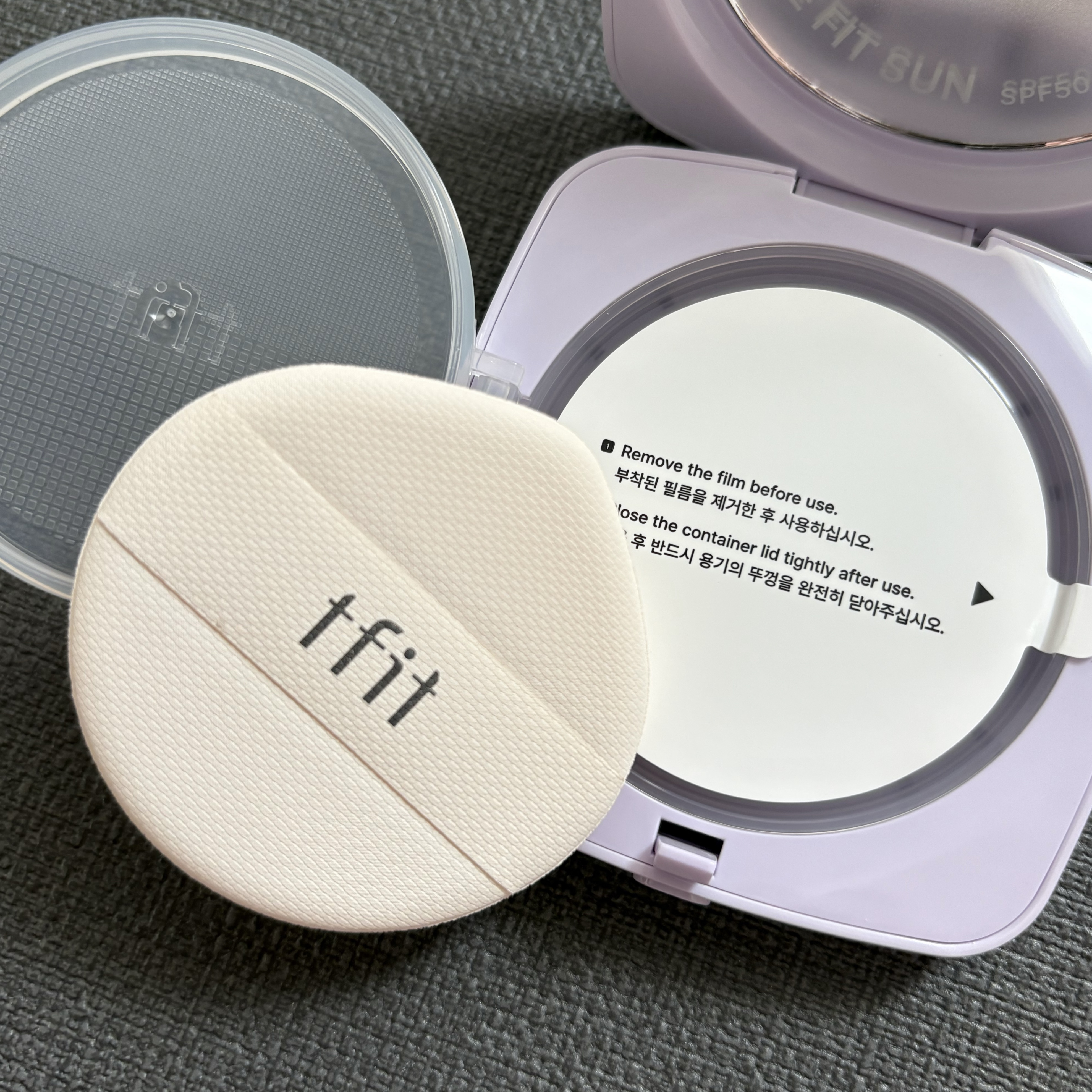 ベースフィットトーンアップサンクッション/TFIT/クッションファンデーションを使ったクチコミ（2枚目）