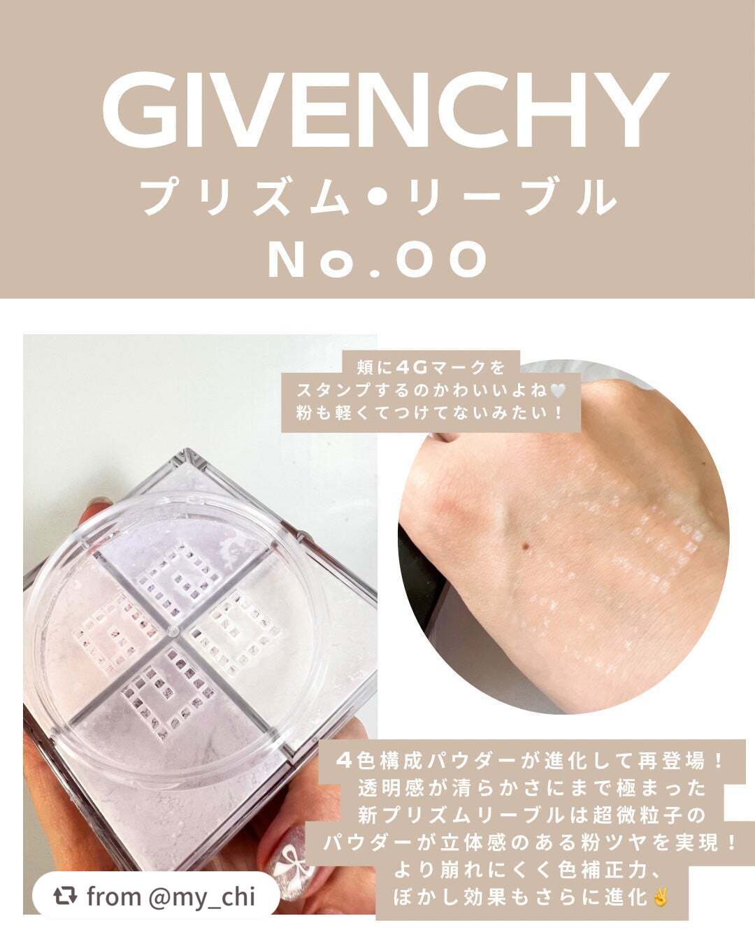 プリズム・リーブル/GIVENCHY/ルースパウダーを使ったクチコミ(2枚目)