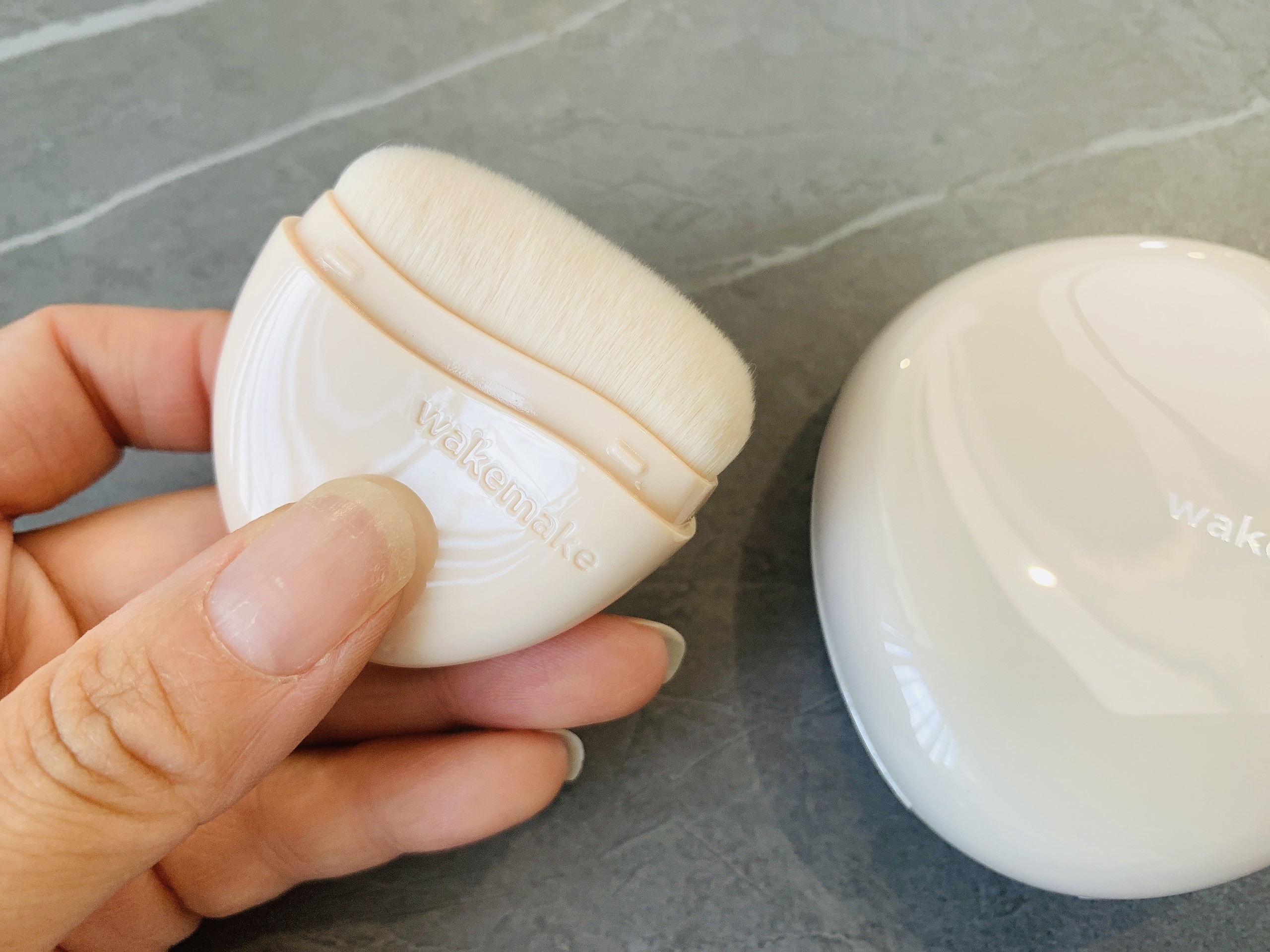 ウォータフルグロウティント/wakemake/リップティントを使ったクチコミ（3枚目）