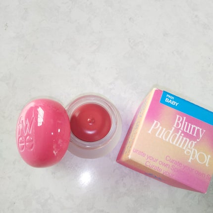 フィー リップアンドチーク ブラーリープリンポット/fwee/口紅を使ったクチコミ(2枚目)