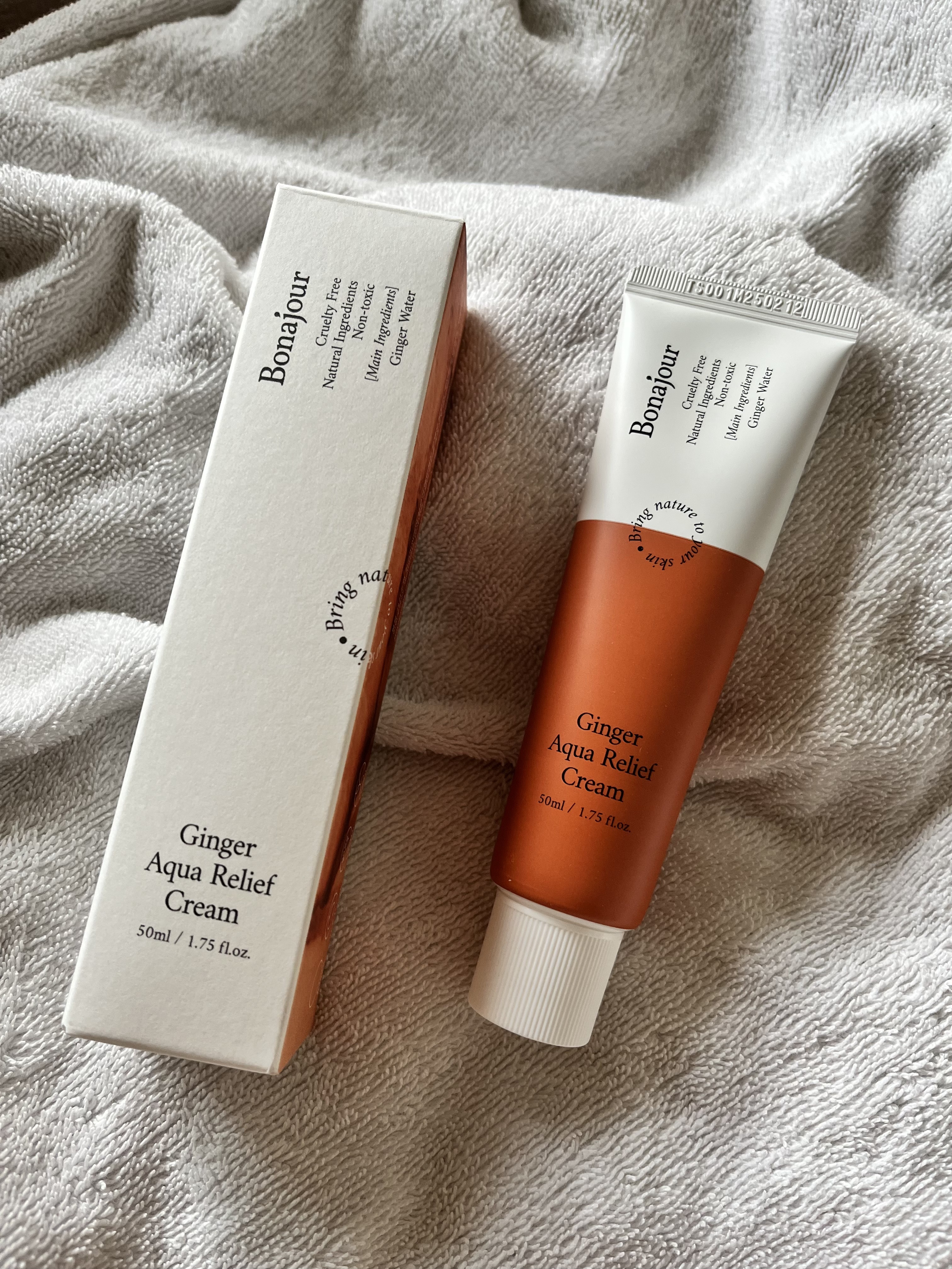 ジンジャーアクアリリーフクリーム/Bonajour/フェイスクリームを使ったクチコミ（1枚目）