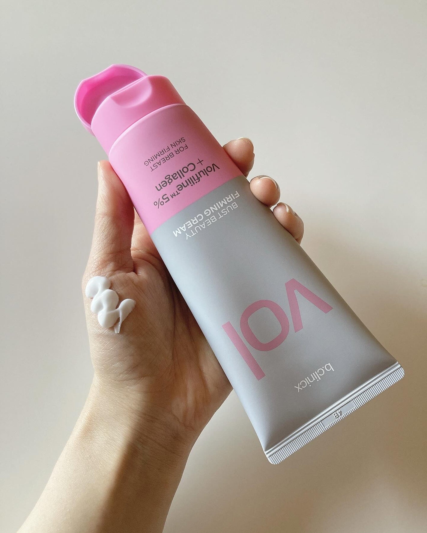 バストビューティーパーミングクリーム/b.clinicx/バスト・ヒップケアを使ったクチコミ(2枚目)