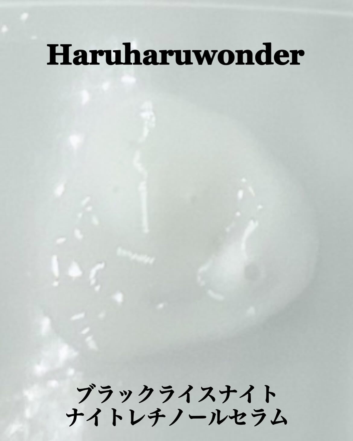 ブラックライスナイトナイトレチノールセラム/haruharu wonder/美容液を使ったクチコミ（3枚目）