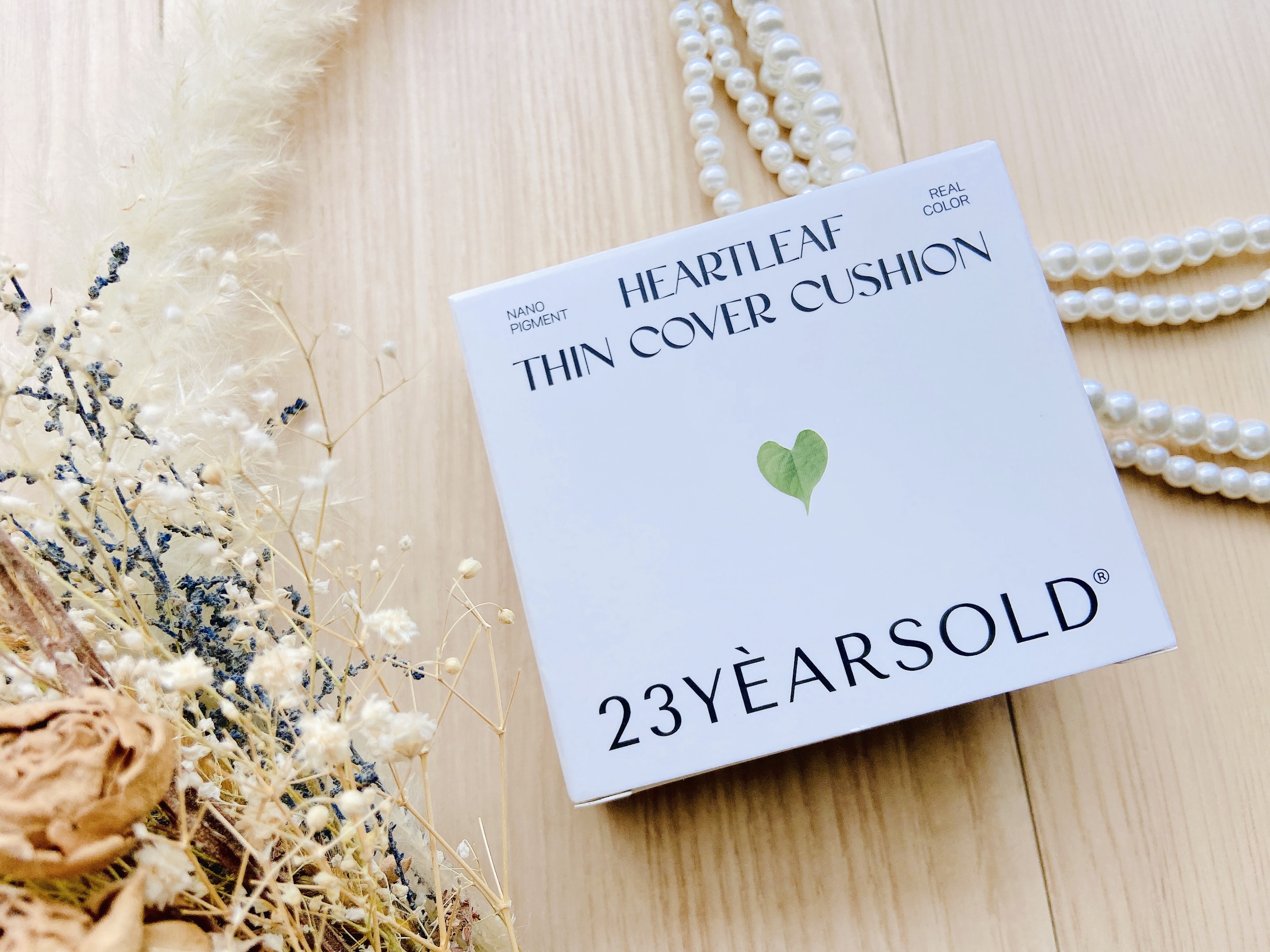 ハートリーフシーンカバークッション/23years old/クッションファンデーションを使ったクチコミ（2枚目）