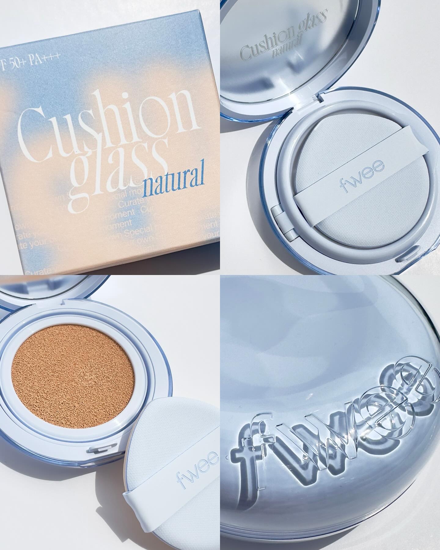 フィー クッションガラス ナチュラル/fwee/クッションファンデーションを使ったクチコミ（3枚目）