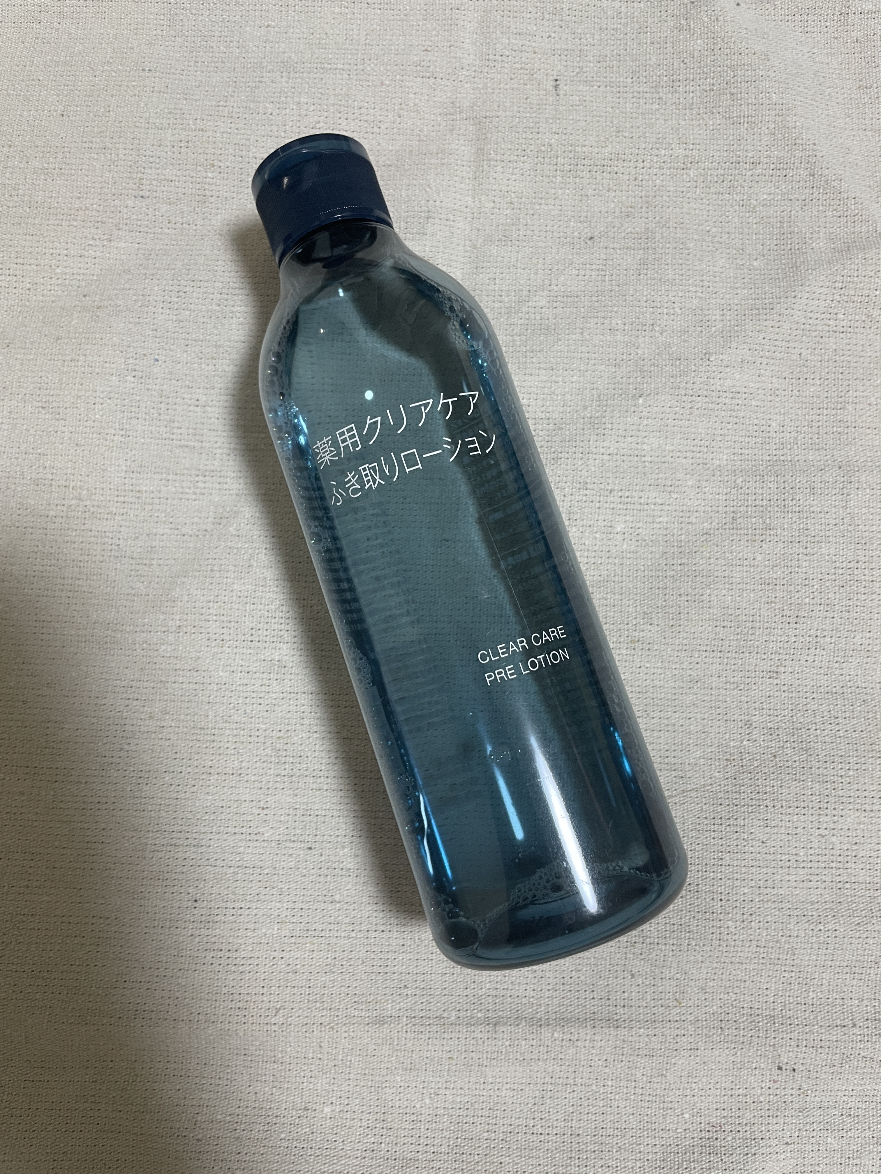 薬用クリアケアふき取りローション 本体（300ml）/無印良品/拭き取り化粧水を使ったクチコミ（1枚目）