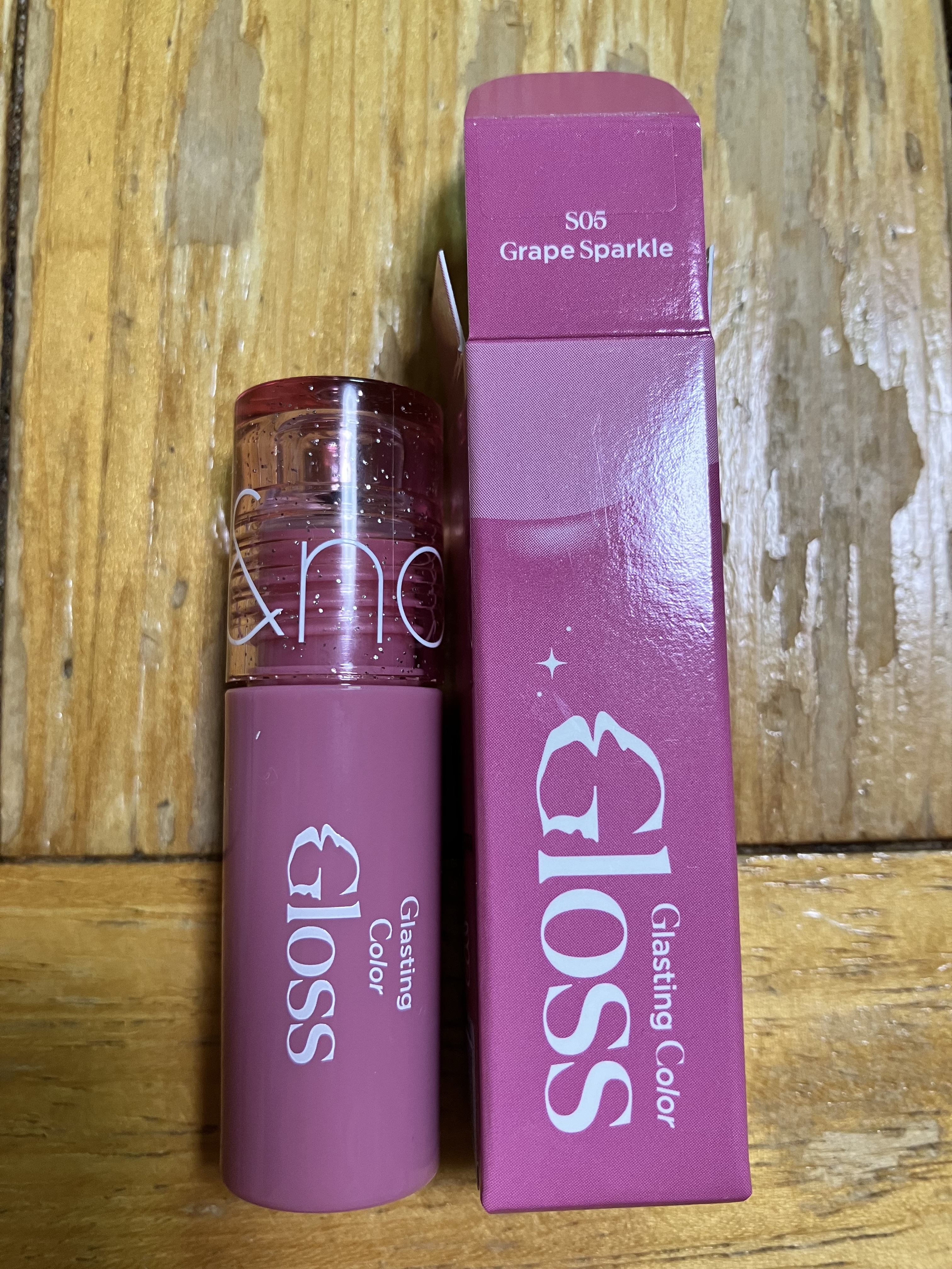 グラスティングカラーグロス/rom&nd/リップグロスを使ったクチコミ（2枚目）