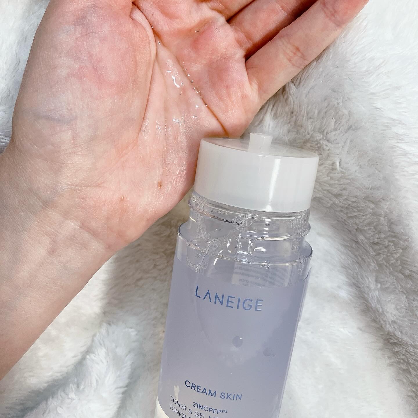 ジェルクリームスキン ローション/LANEIGE/化粧水を使ったクチコミ（2枚目）