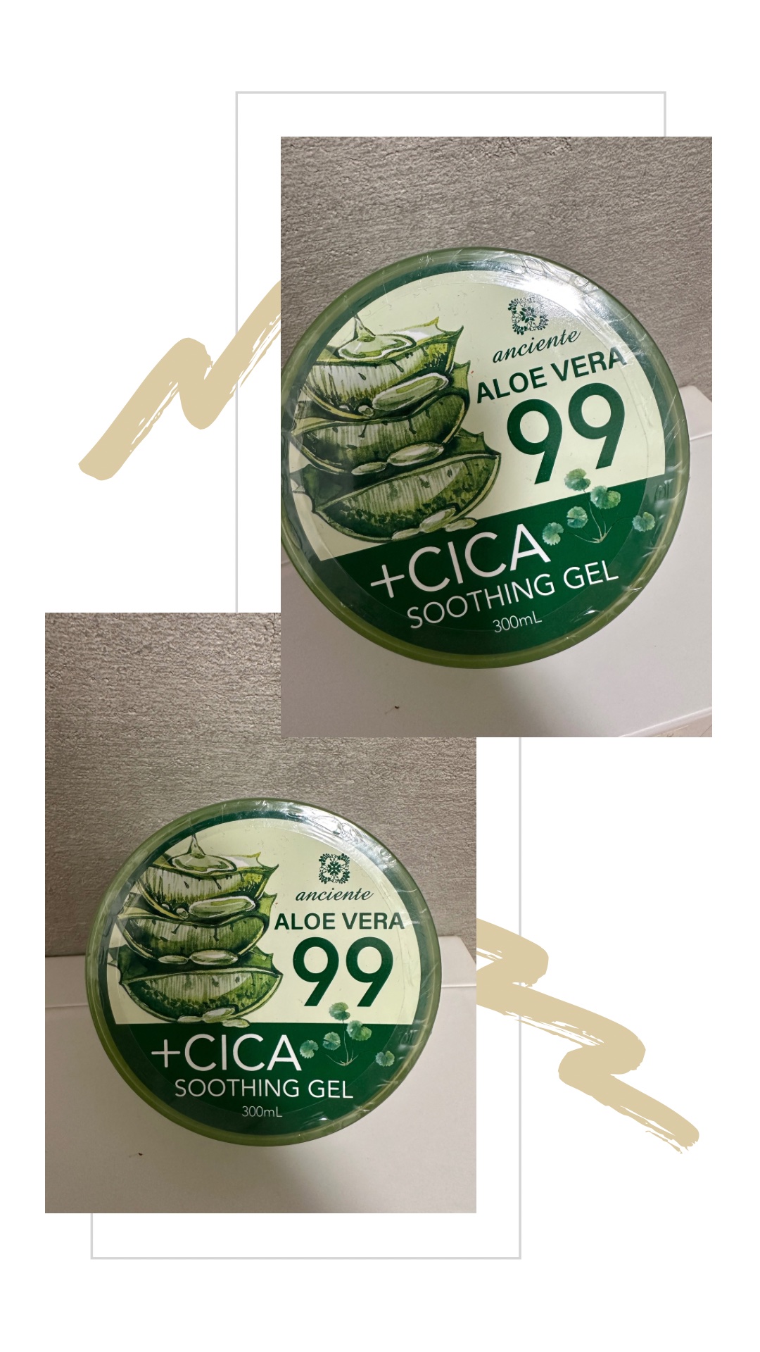 ALOE VERA CICA SMOOTHING GEL/アンシャンテ/バストケア・ヒップケアを使ったクチコミ（1枚目）