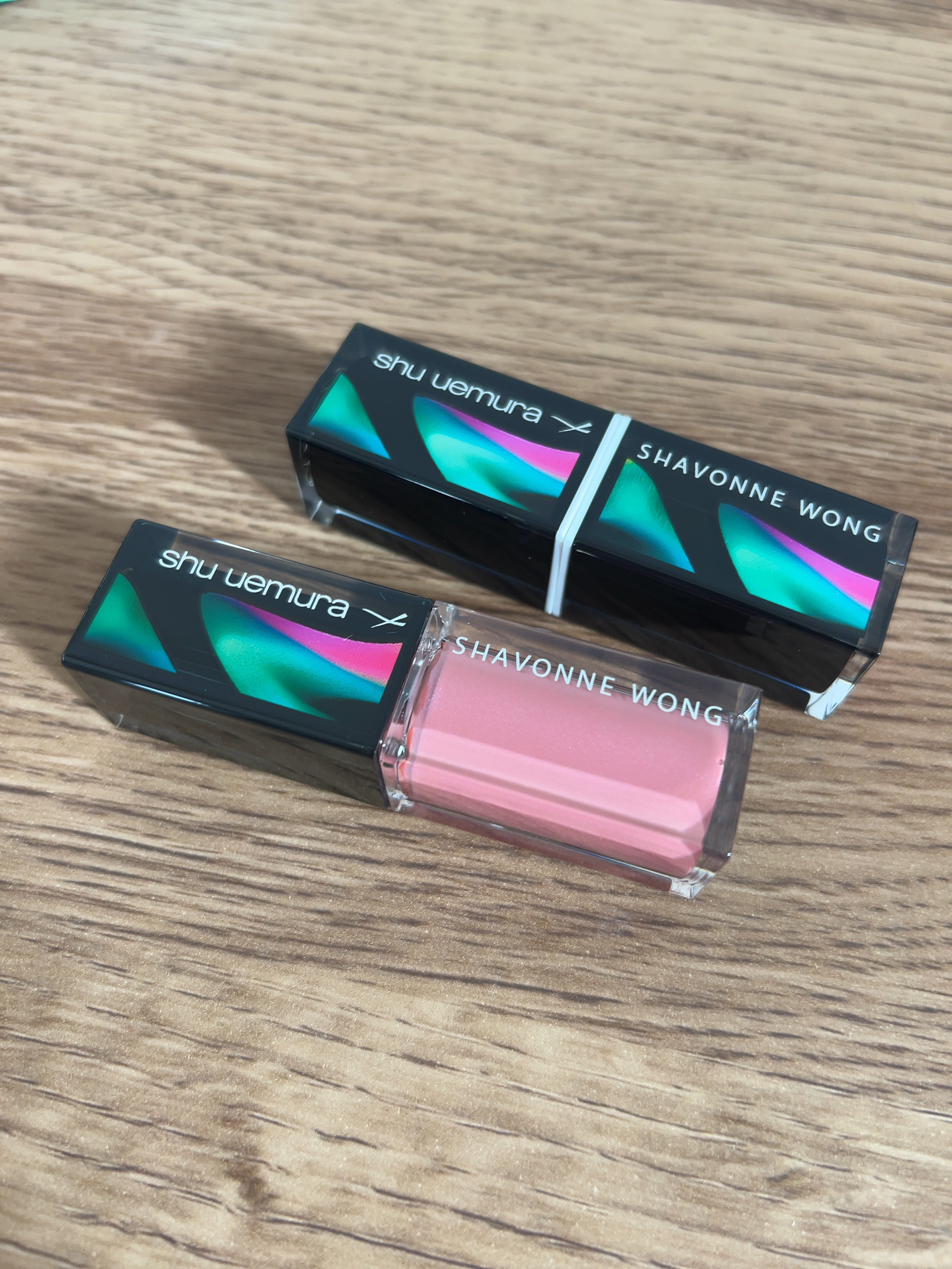 キヌケアヌード グリーム VR ライラック（限定 シュウ ウエムラ × シャボンヌ ウォ）/shu uemura/口紅を使ったクチコミ（2枚目）