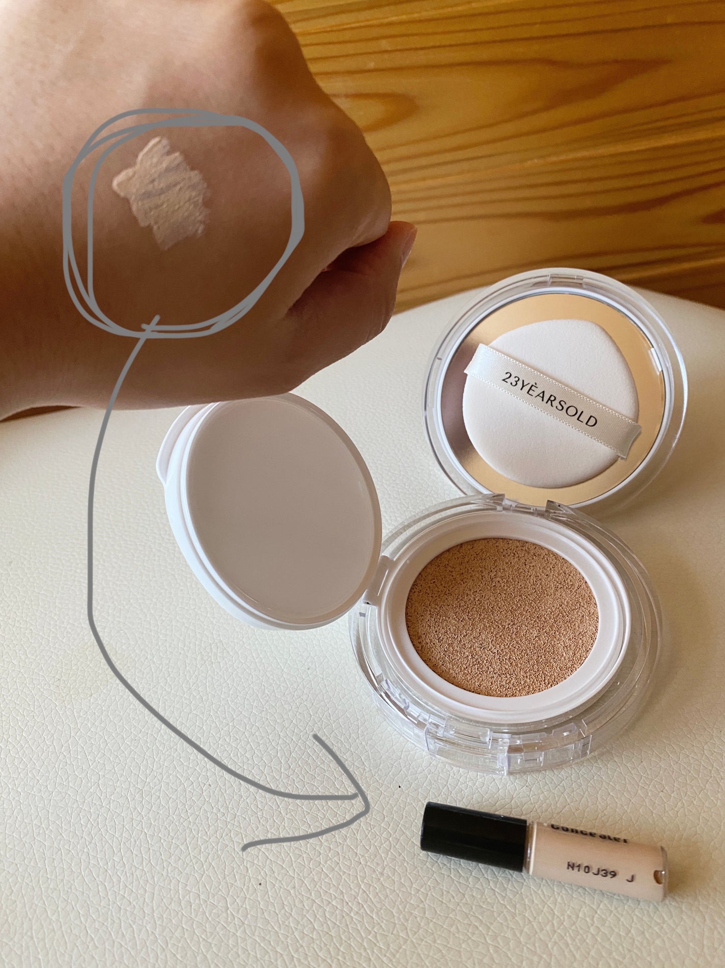 ダーマシンコンシーラー/23years old/リキッドコンシーラーを使ったクチコミ(5枚目)