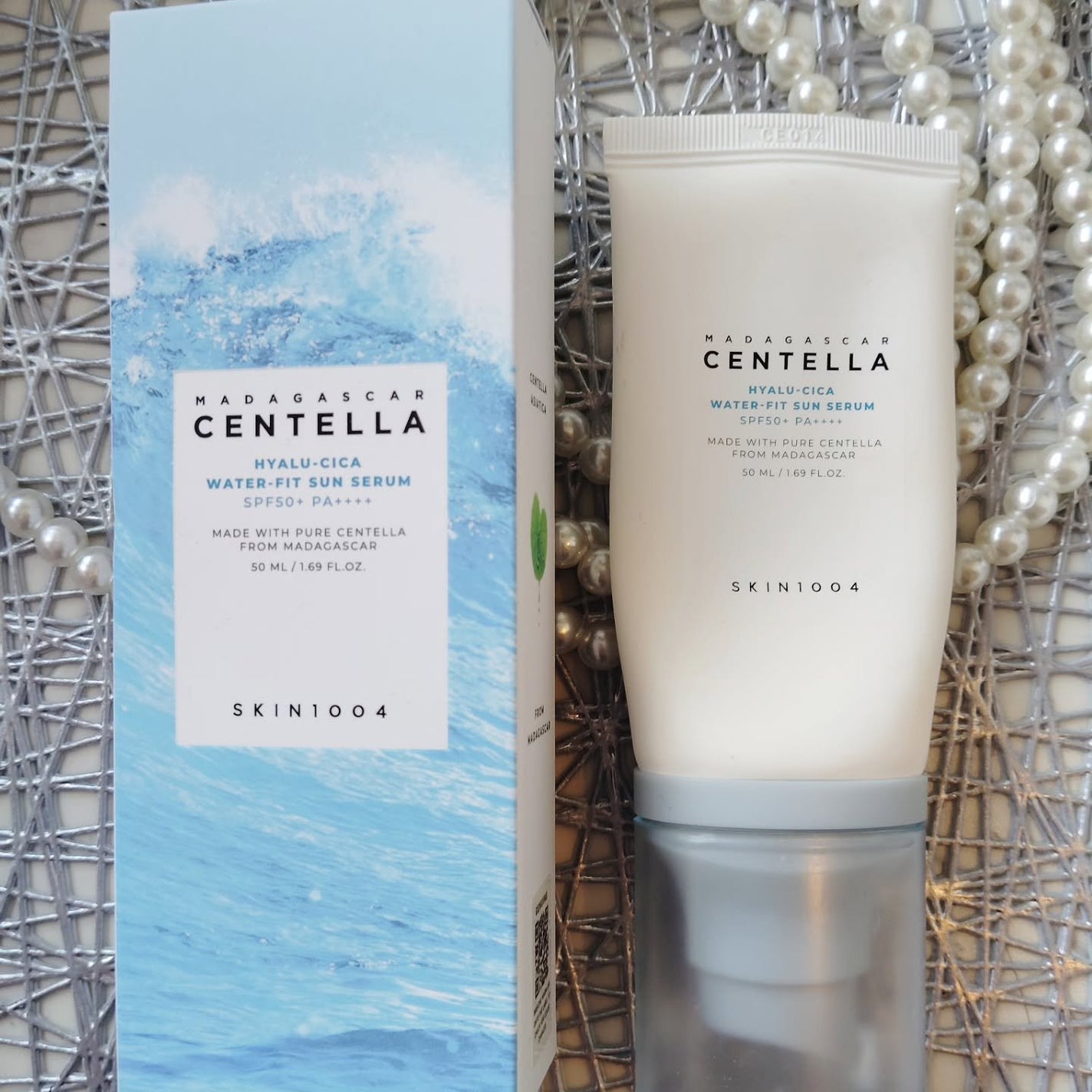 ヒアルーシカ ウォーターフィット サンセラム/SKIN1004/日焼け止めローションを使ったクチコミ(1枚目)