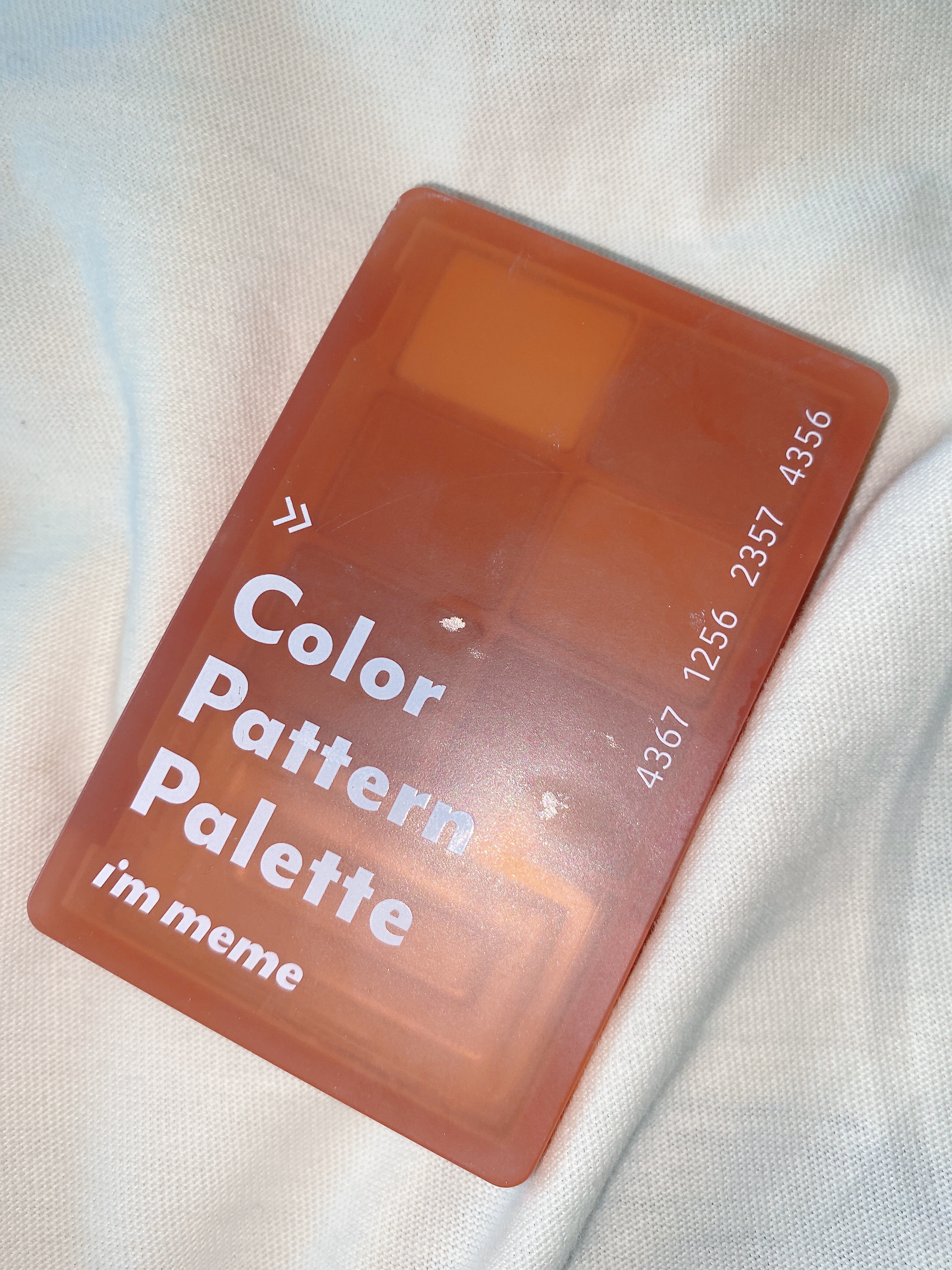 カラーパターンパレット/i’m meme/マルチパレットを使ったクチコミ（1枚目）