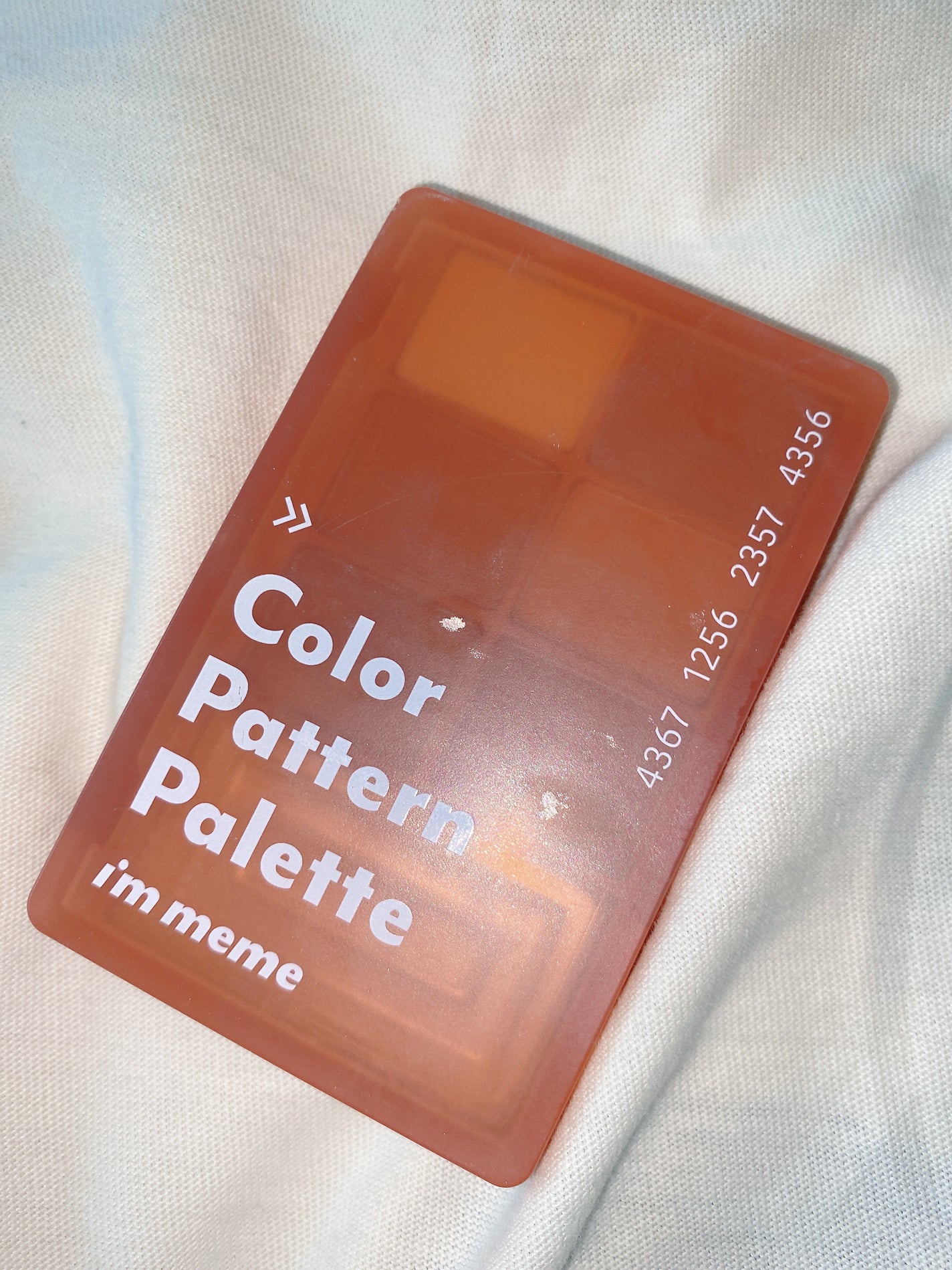 カラーパターンパレット/i’m meme/マルチパレットを使ったクチコミ(1枚目)