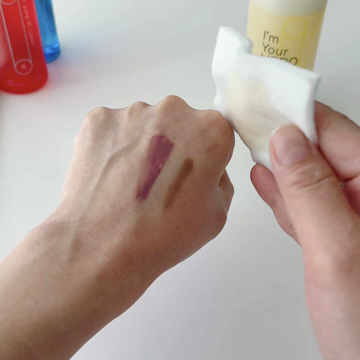 アイムユアヒーロー ライト/SISI/クレンジングウォーターを使ったクチコミ（2枚目）