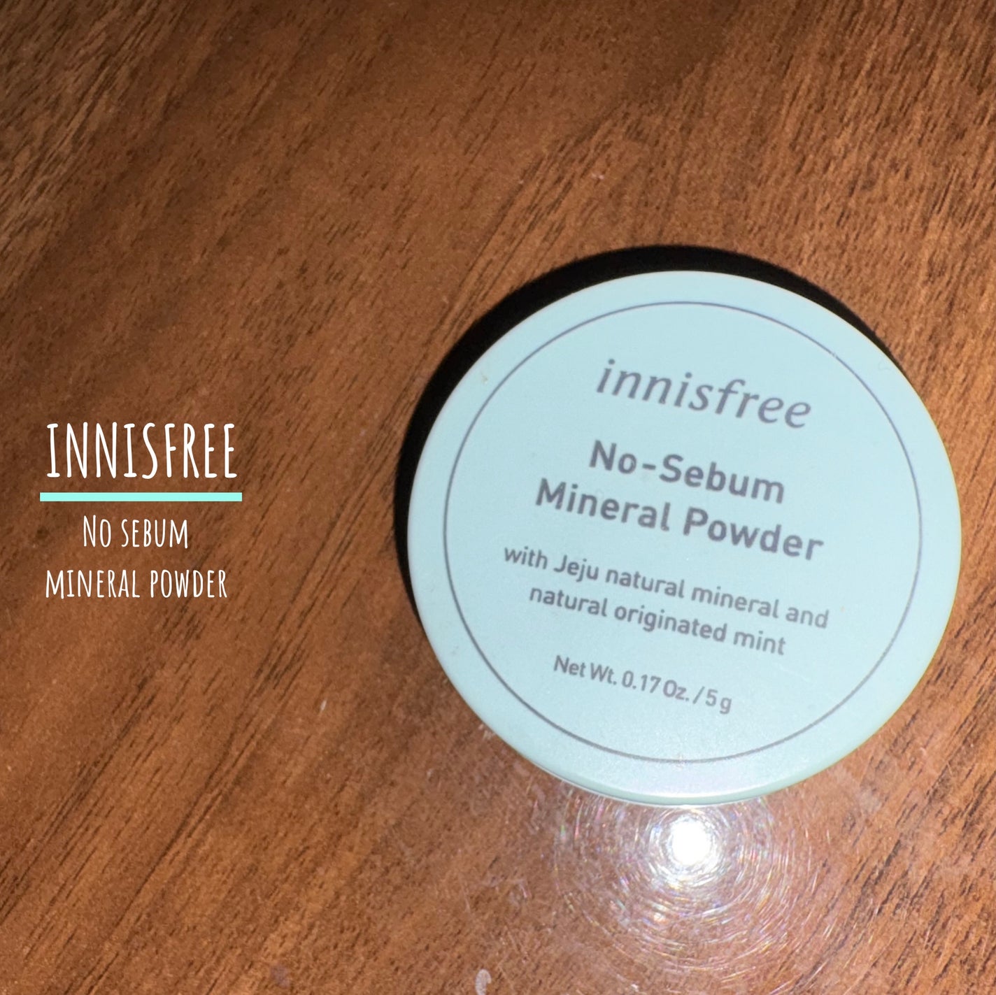 ノーセバム ミネラルパウダー N/innisfree/ルースパウダーを使ったクチコミ(1枚目)