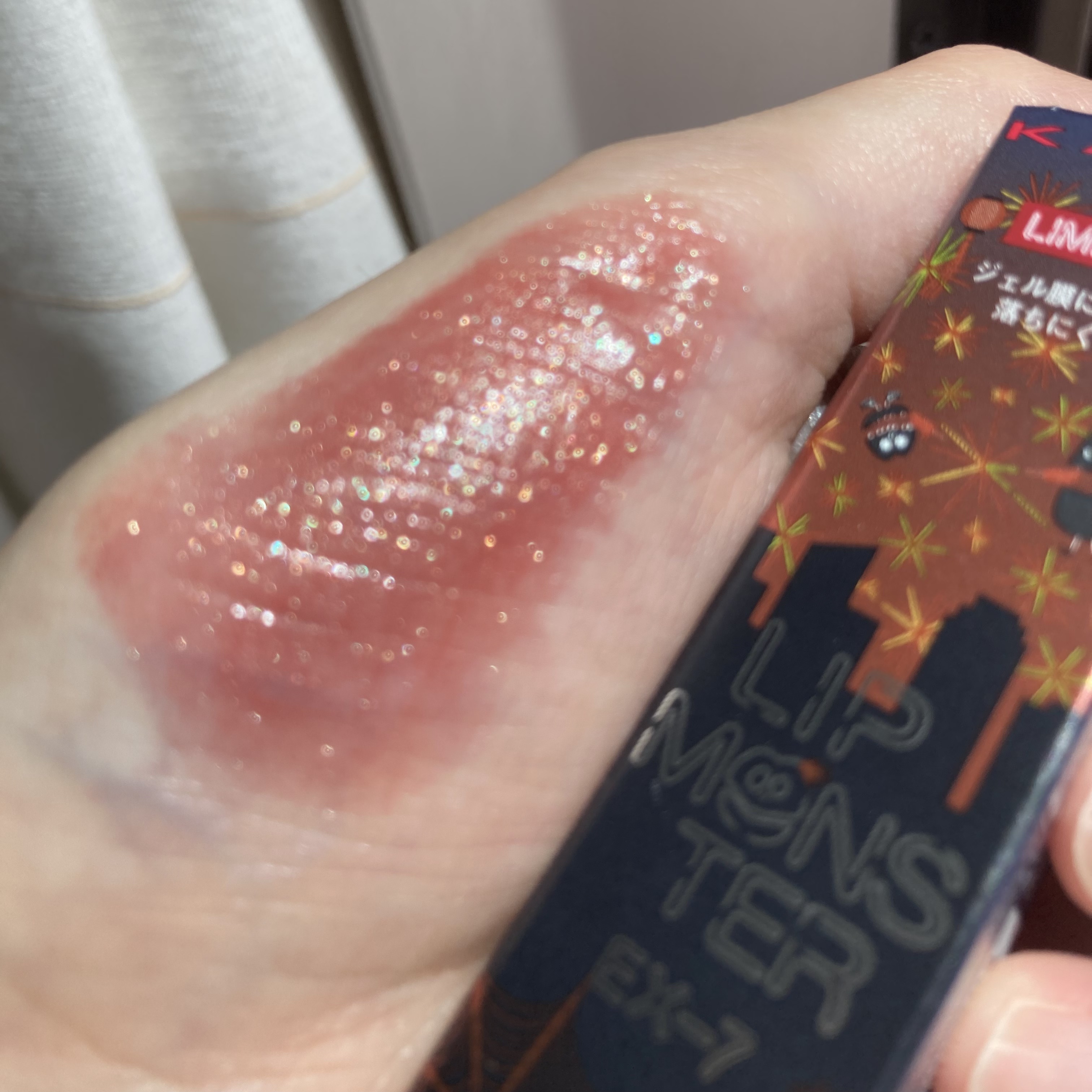 ケイト リップモンスター EX-7 100万発の線香花火(限定色)/KATE/口紅を使ったクチコミ（1枚目）