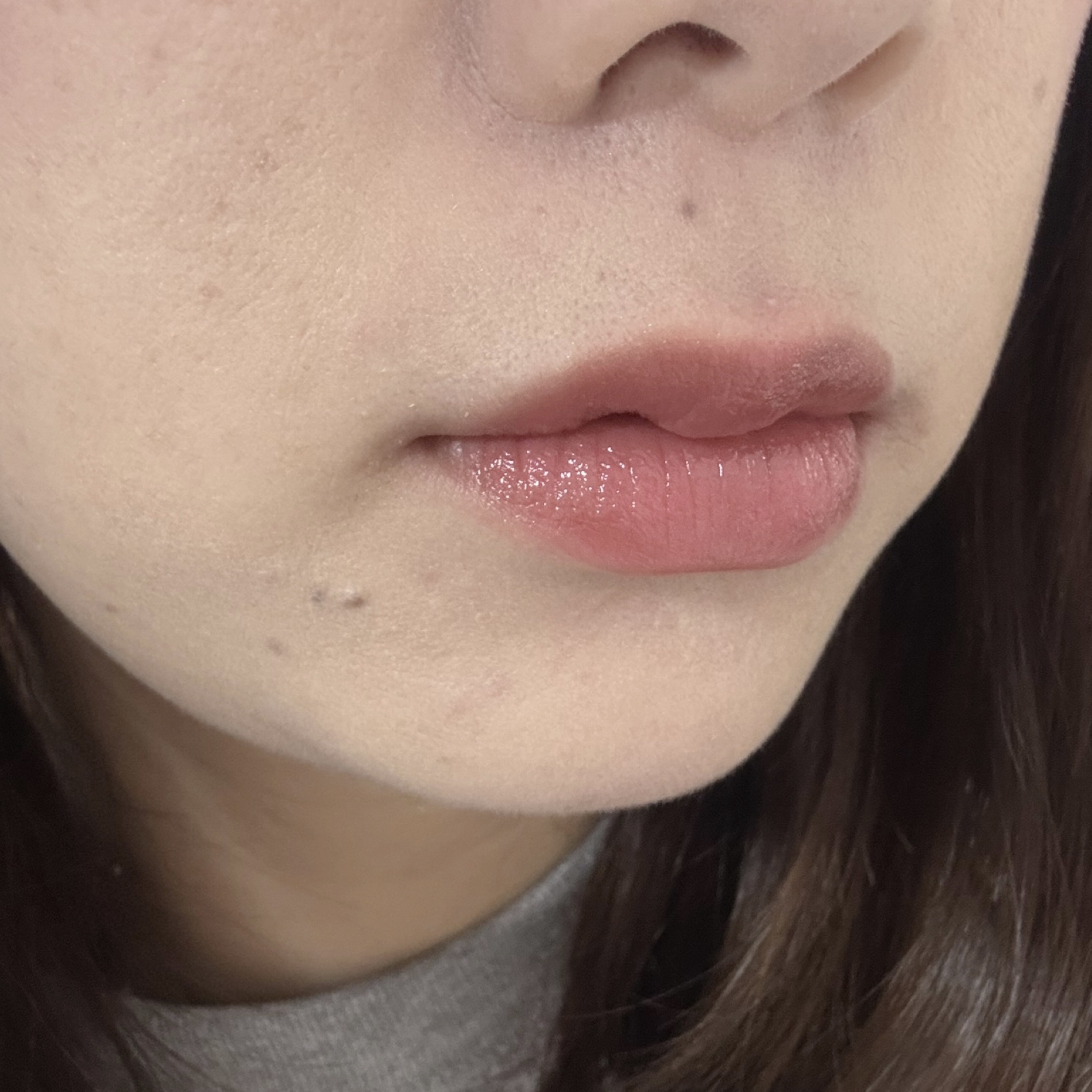 ウォータフルグロウティント/wakemake/リップティントを使ったクチコミ（2枚目）