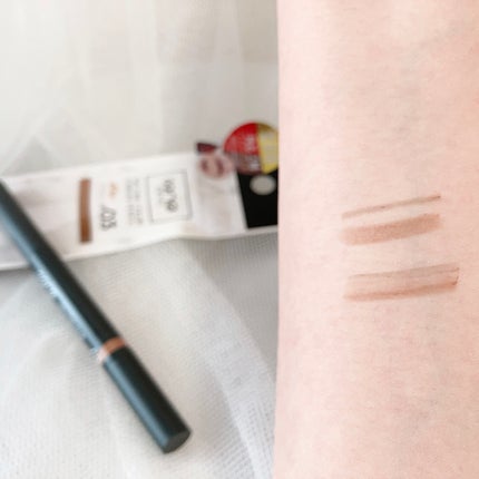 ツートンカラーアイブロウペンシル/GENE TOKYO/アイブロウペンシルを使ったクチコミ(4枚目)