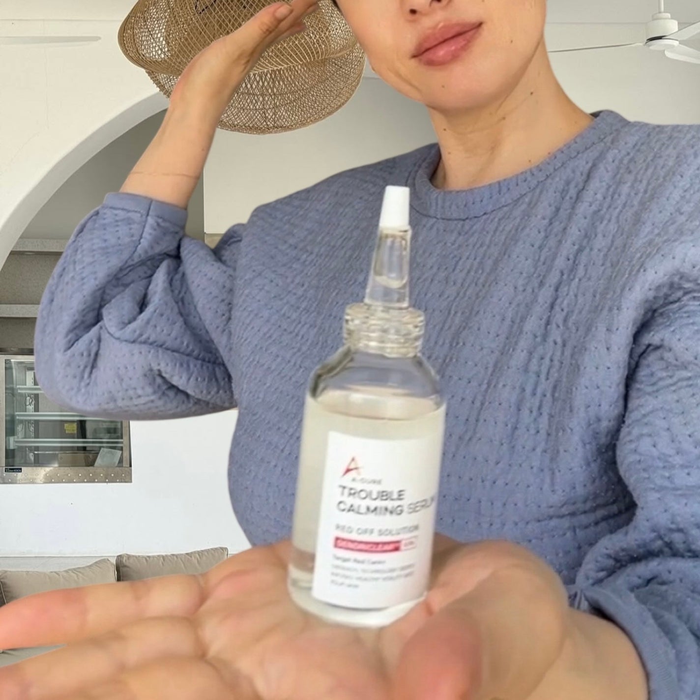 エーキュアトラブルカーミングセラム/obsero/美容液を使ったクチコミ(3枚目)