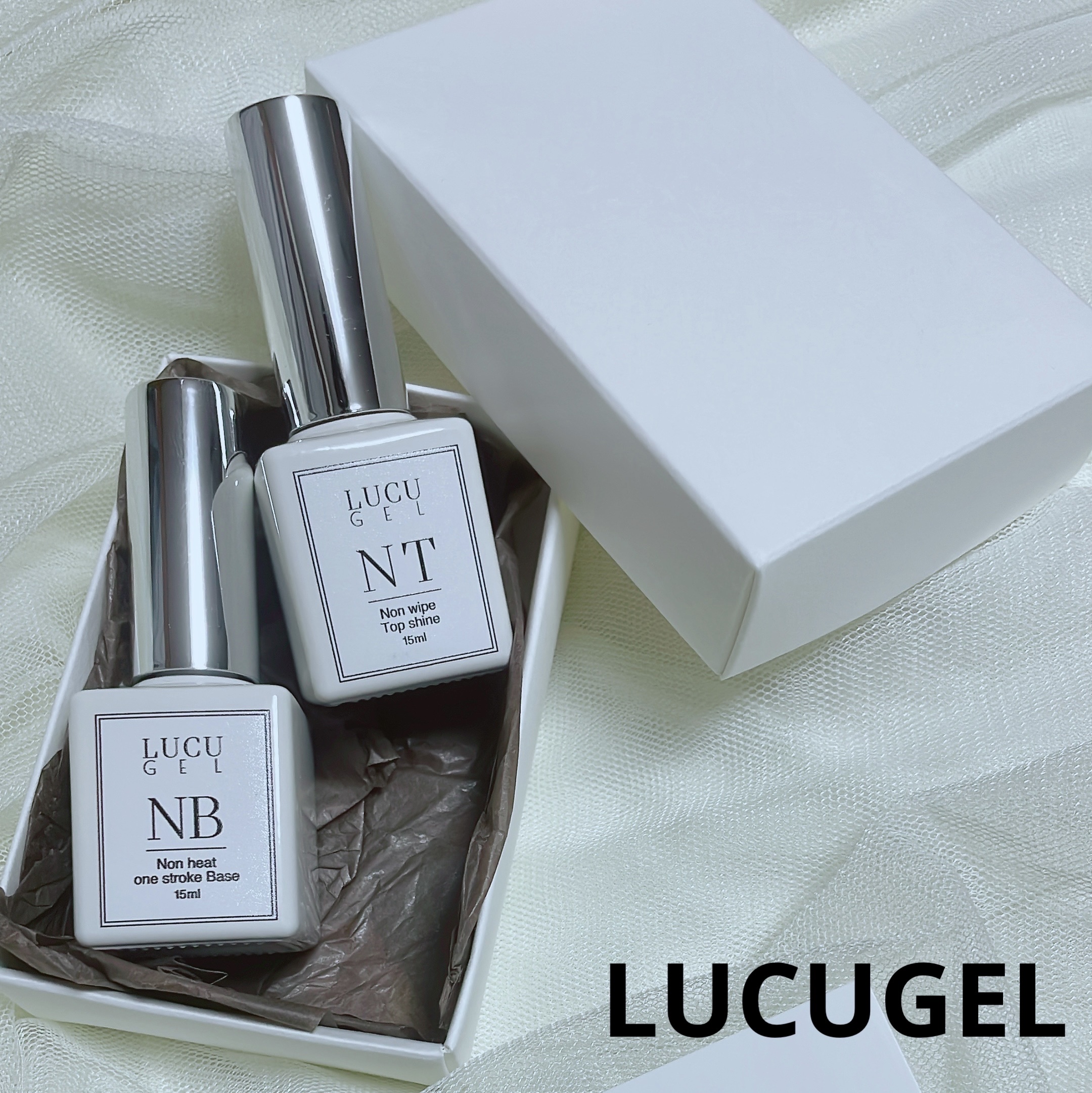 ノンワイプトップジェル シャイン/LUCU GEL/ジェルネイルを使ったクチコミ（1枚目）