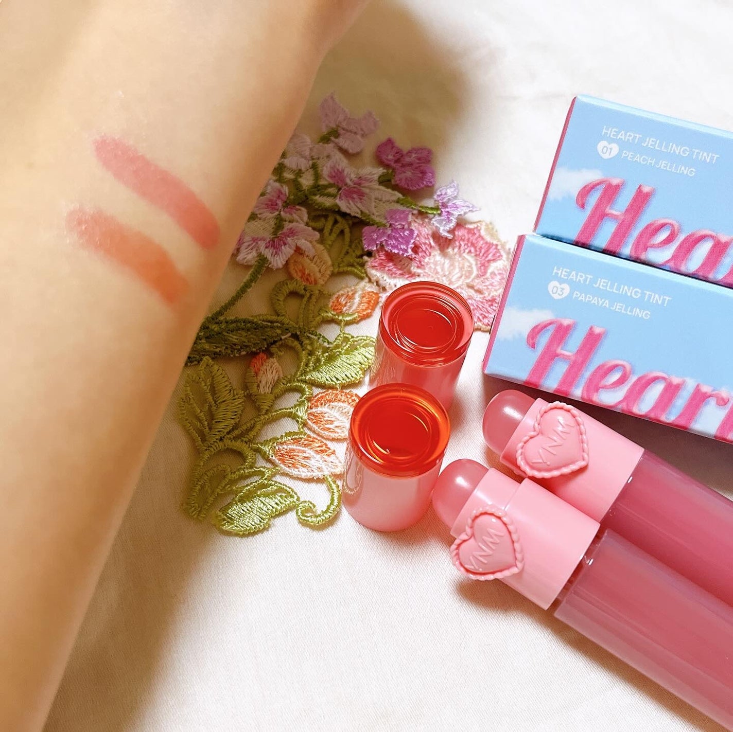 ハートゼリングティント/YNM/リップティントを使ったクチコミ(3枚目)