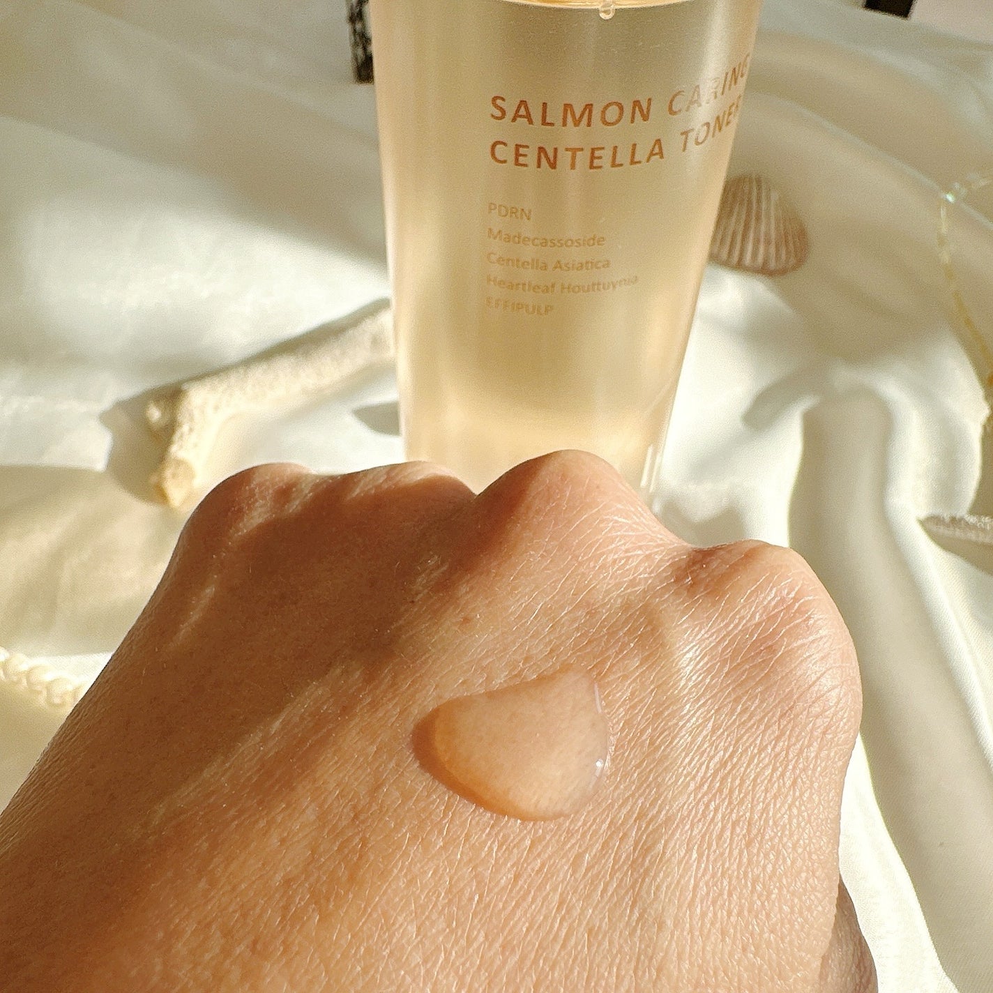 サーモンケアリングセンテラトナー/Heve Blue/化粧水を使ったクチコミ(2枚目)