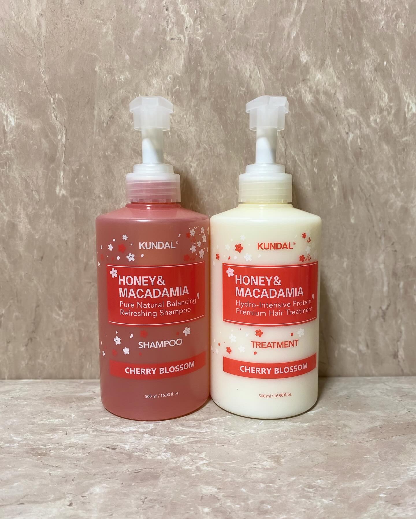 プレミアムヘアケア スペシャルセット スプリングエディション シャンプー＆トリートメント/KUNDAL/市販シャンプーを使ったクチコミ（1枚目）