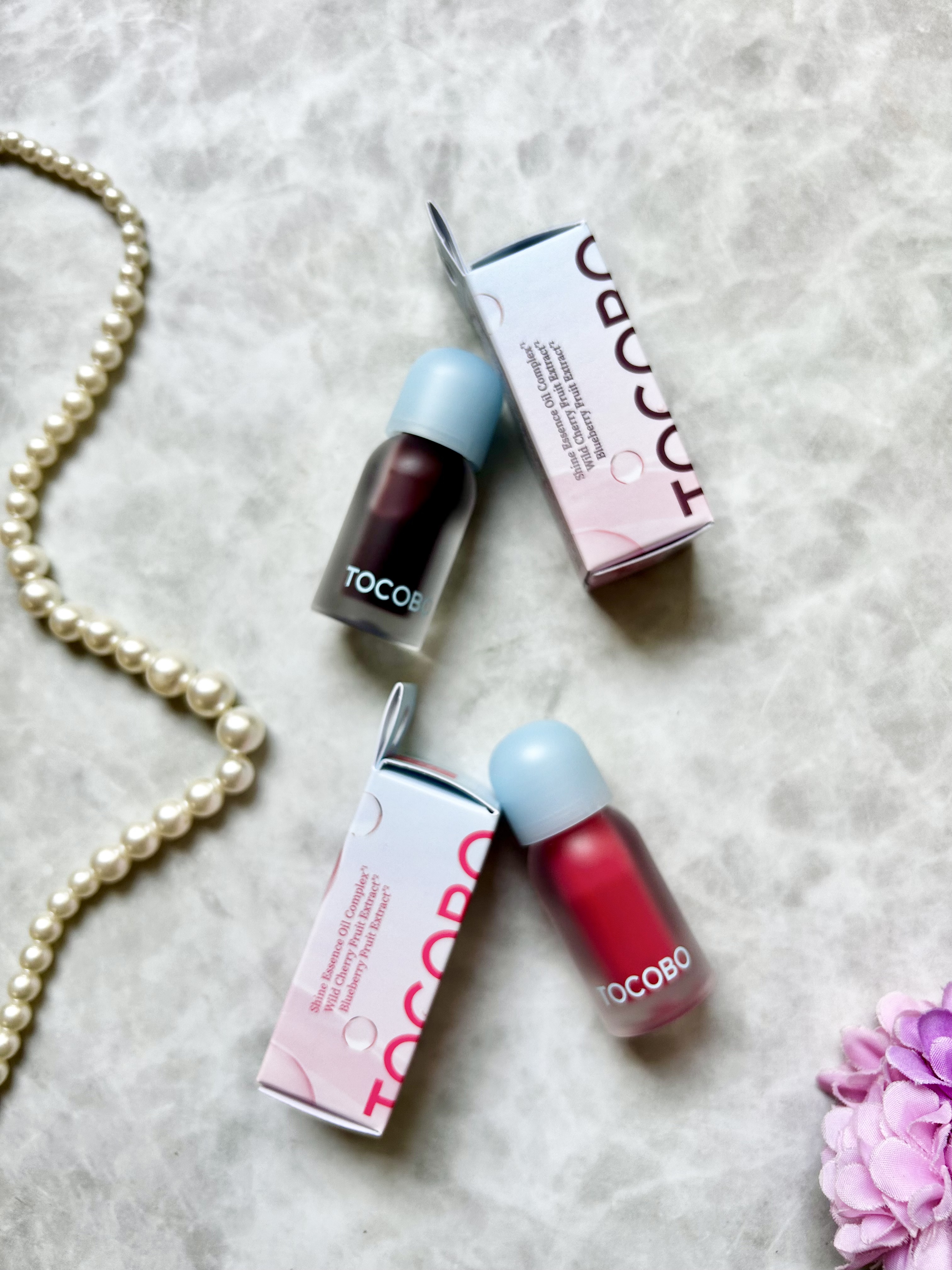 ジューシーベリープランピングリップオイル/TOCOBO/リップグロスを使ったクチコミ（2枚目）