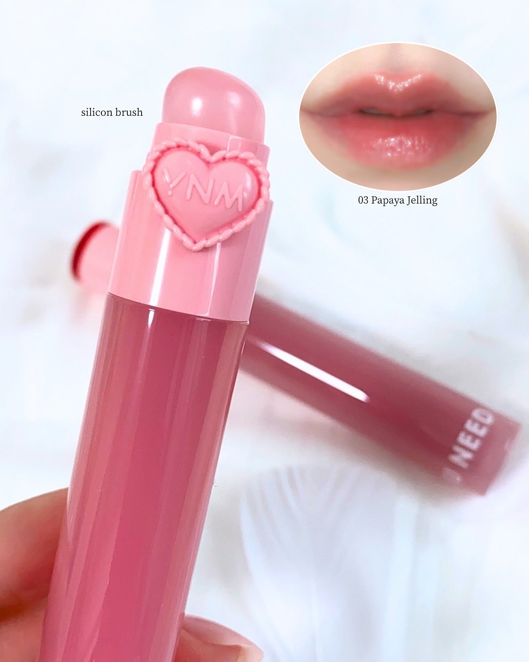 ハートゼリングティント/YNM/リップティントを使ったクチコミ(7枚目)