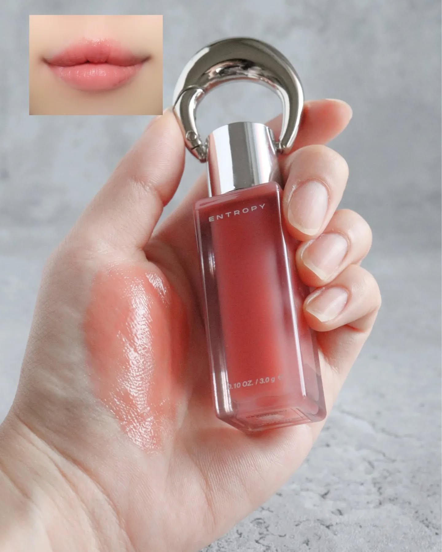 エントロピー チャームティント グロッシージェル/ENTROPY/リップティントを使ったクチコミ（3枚目）