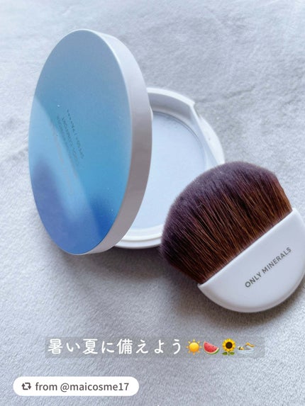 ミネラルUVパウダーS クールコンフォート/ONLY MINERALS/プレストパウダーを使ったクチコミ(5枚目)