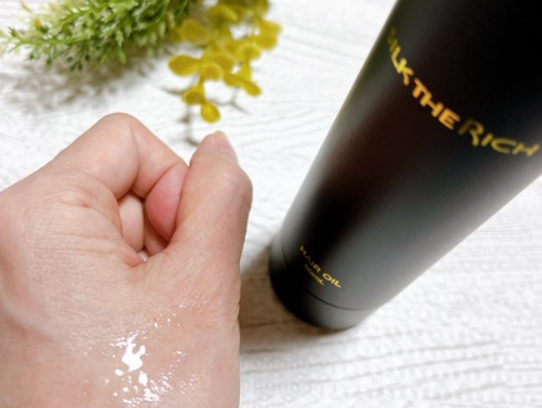 SILK THE RICH ヘアオイルMNM/SILK THE RICH/ヘアオイルを使ったクチコミ（2枚目）