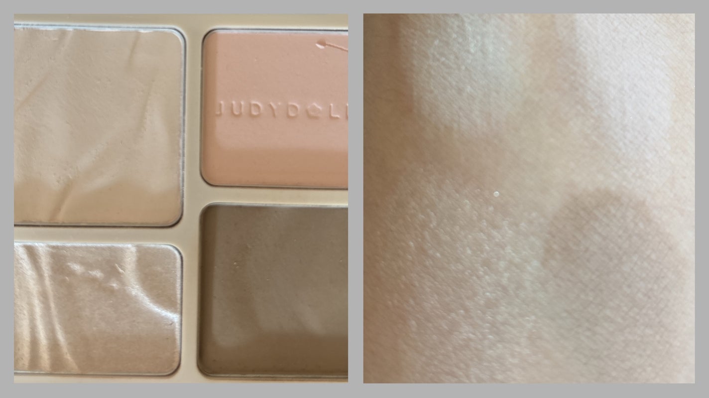 JUDYDOLL メリハリマスターパレット/JUDYDOLL/パウダーハイライトを使ったクチコミ(3枚目)