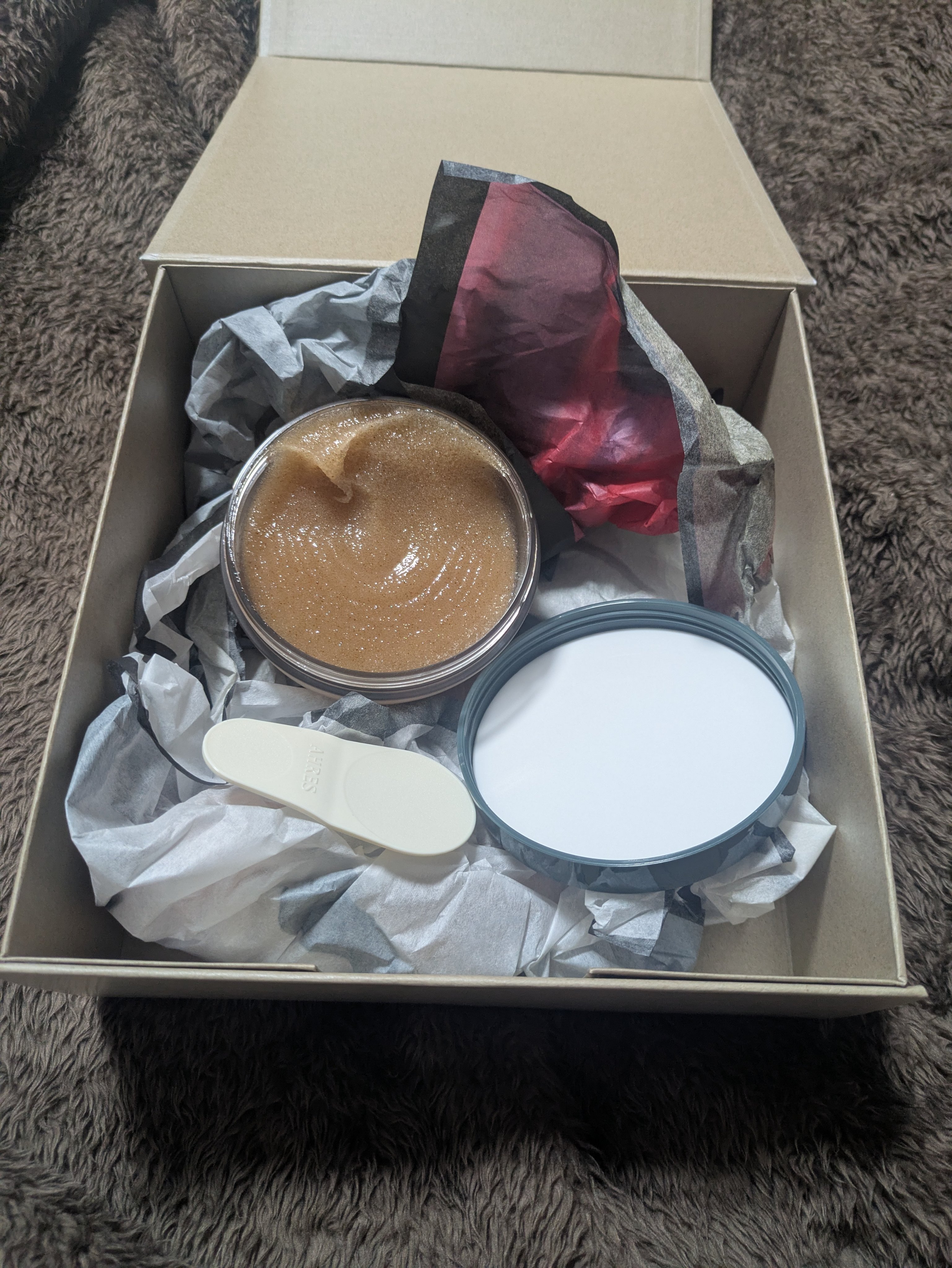 ボディスクラブ ブラッシャー モイスト/アーレス/ボディスクラブを使ったクチコミ（1枚目）