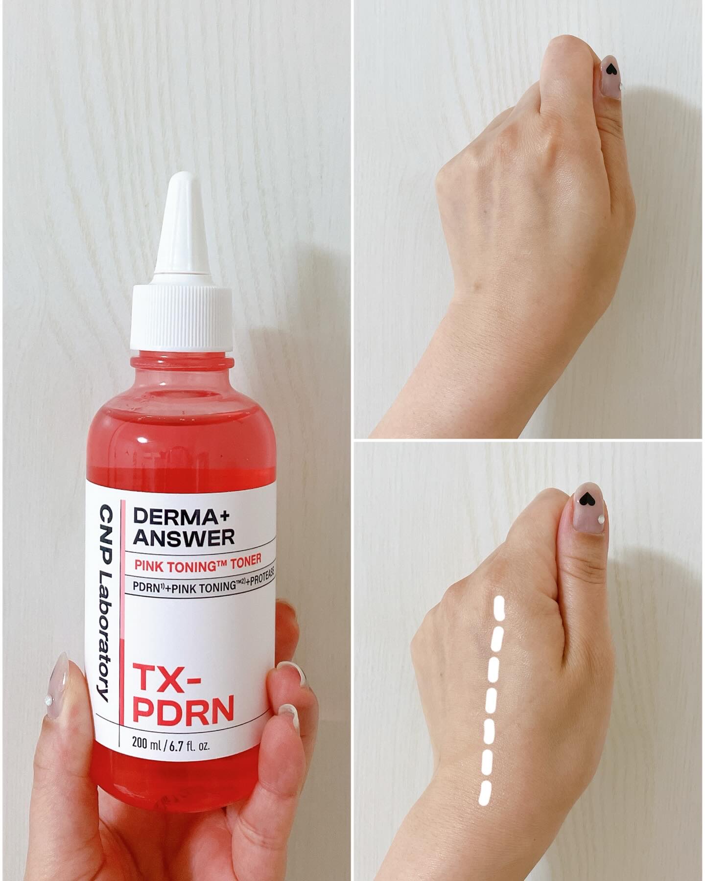 ダーマアンサーピンクトーニングトナー/CNP Laboratory/化粧水を使ったクチコミ（3枚目）