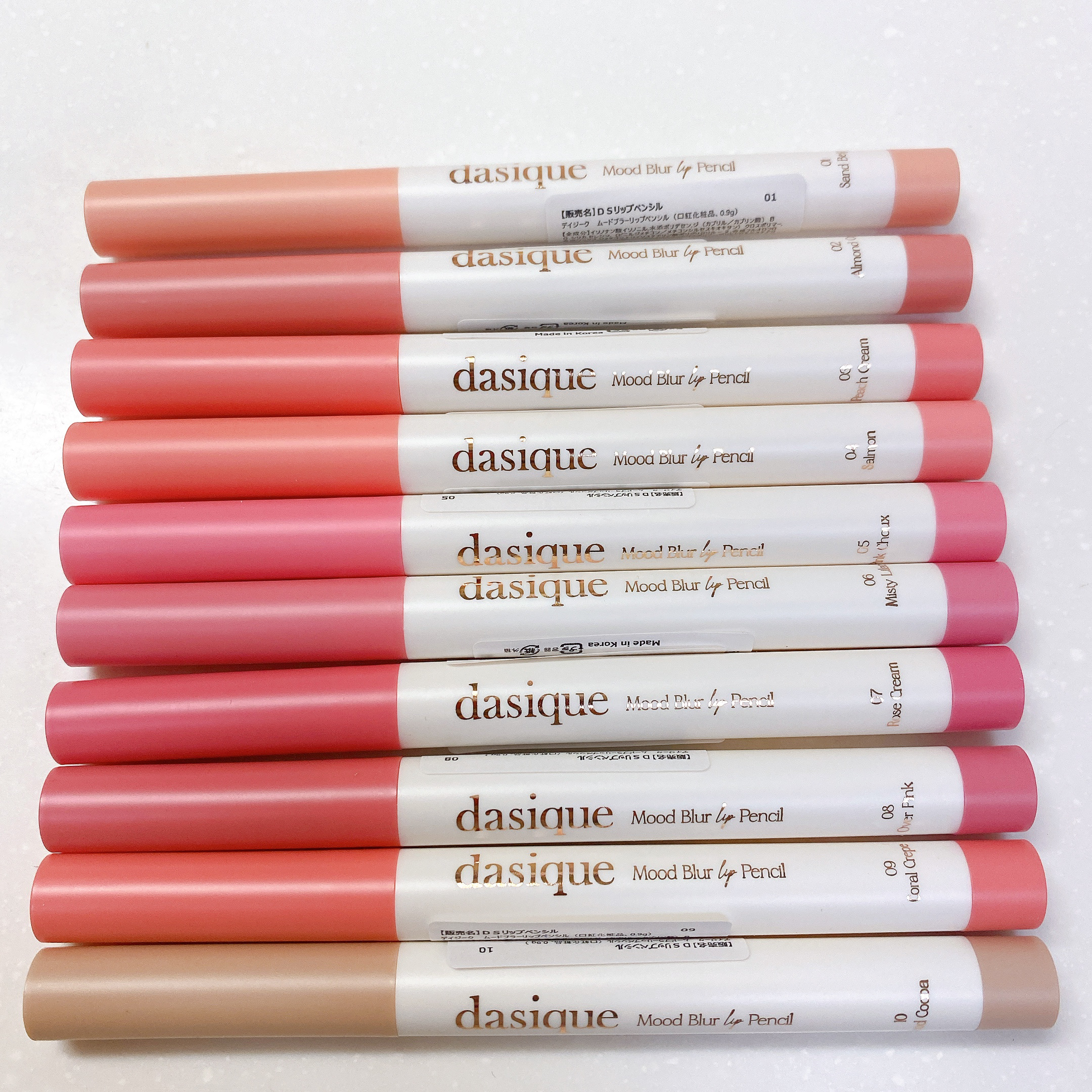 ムードブラーリップペンシル/dasique/リップライナーを使ったクチコミ（1枚目）