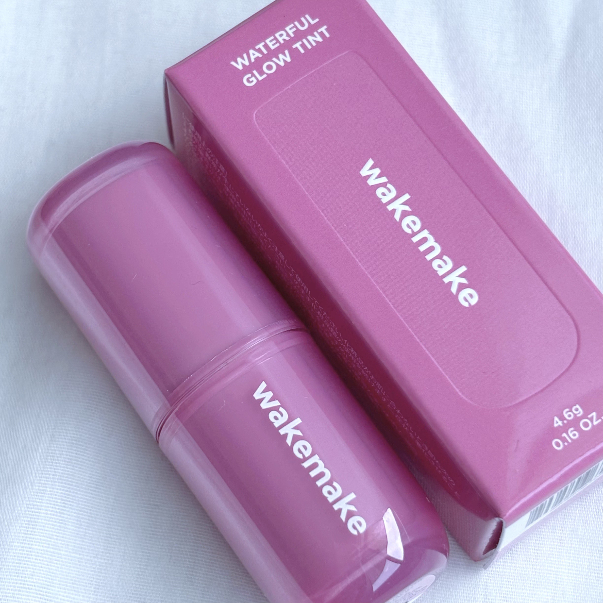 ウォータフルグロウティント/wakemake/リップティントを使ったクチコミ（2枚目）