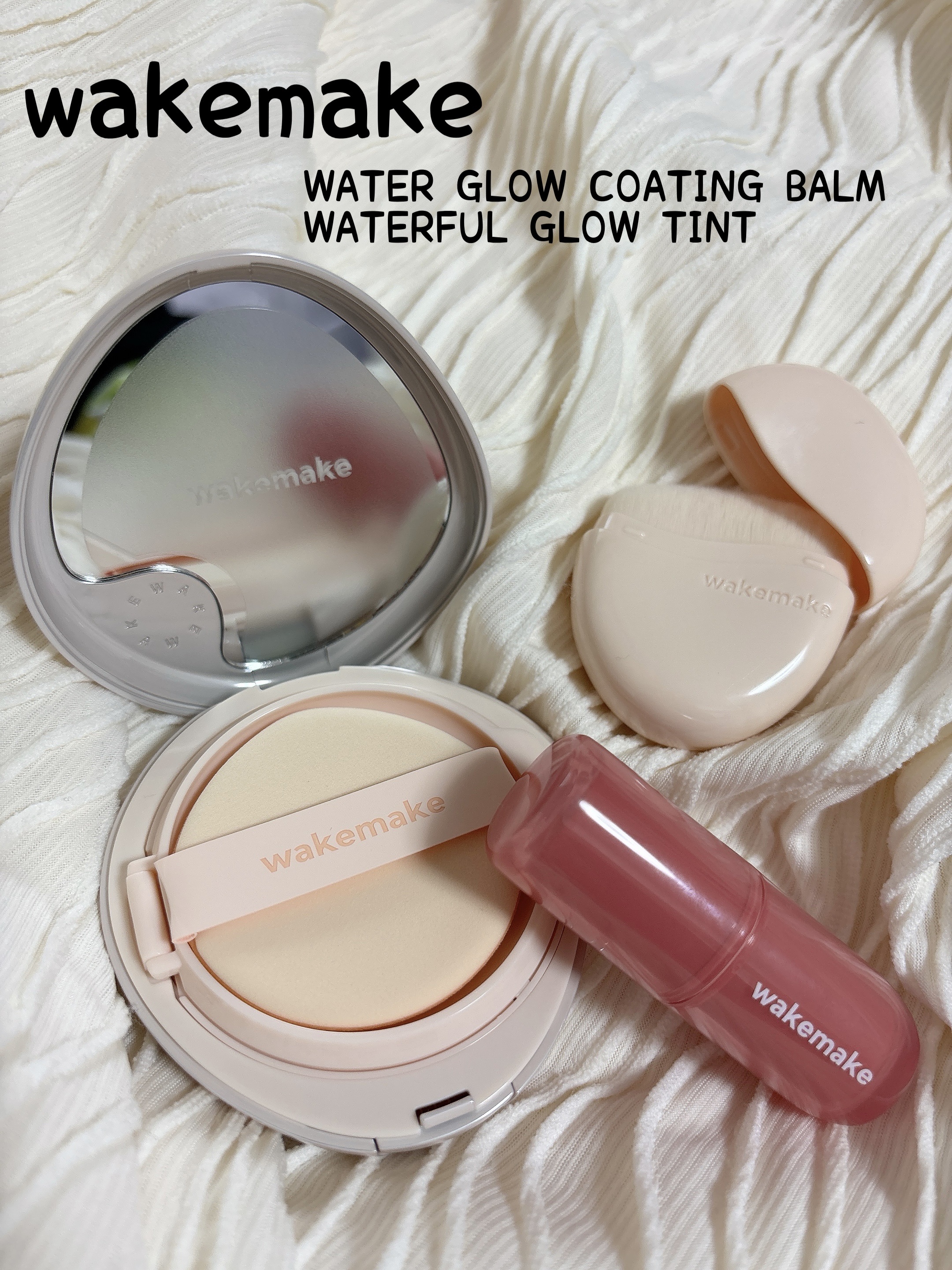 ウォータフルグロウティント/wakemake/リップティントを使ったクチコミ（1枚目）