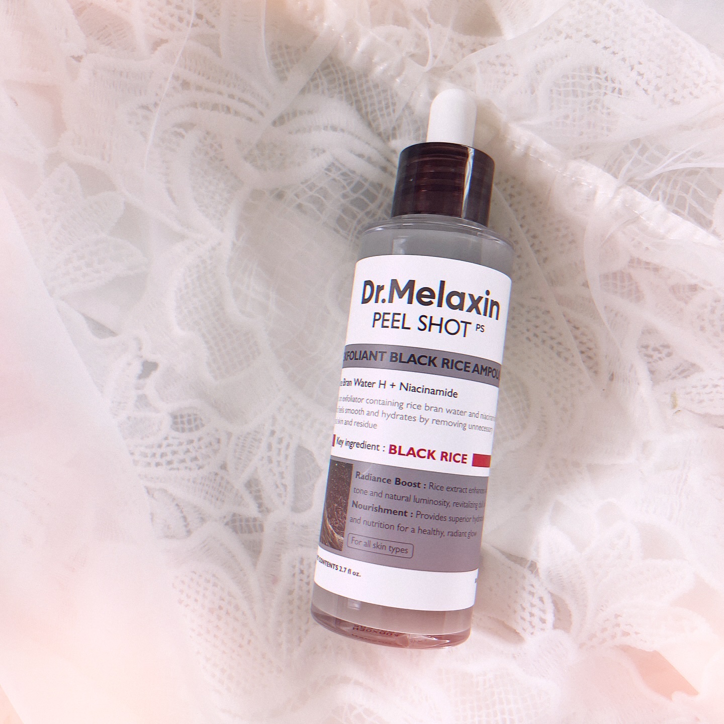 白米ピールショットゴマージュアンプル/Dr.Melaxin/美容液を使ったクチコミ（3枚目）