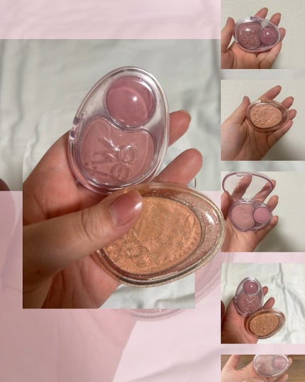 デュアルチークメロウ/fwee/ジェル・クリームチークを使ったクチコミ(7枚目)