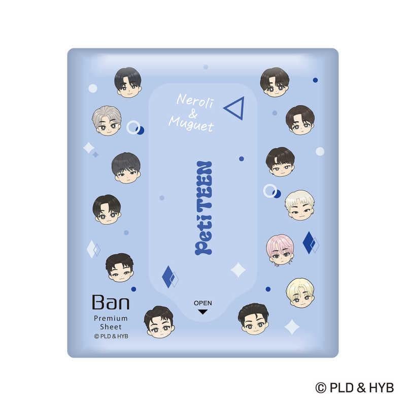 Ban さっぱり感PREMIUMシート クールタイプ ネロリ&ミュゲの香り PetiTEENデザイン