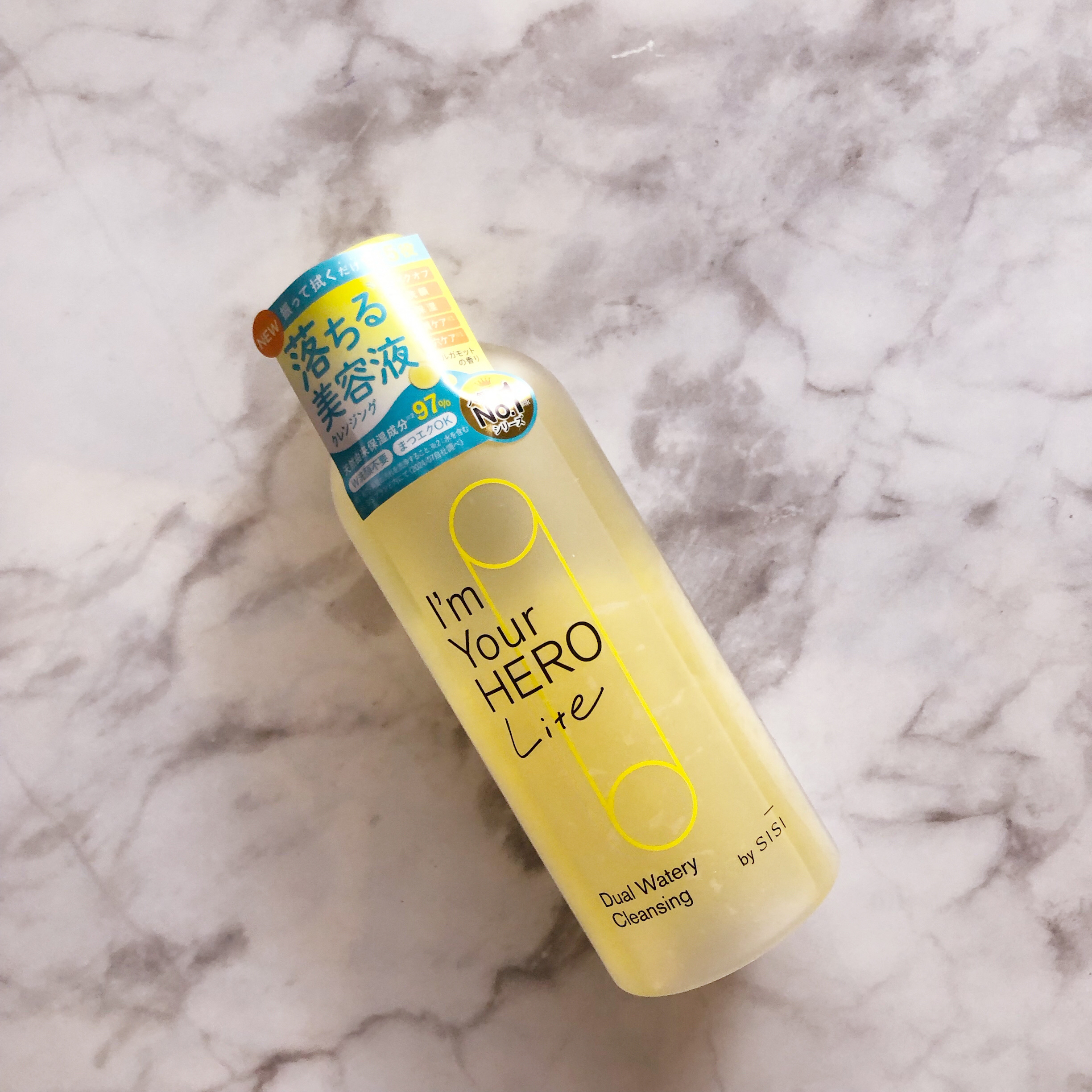 アイムユアヒーロー ライト/SISI/クレンジングウォーターを使ったクチコミ（1枚目）
