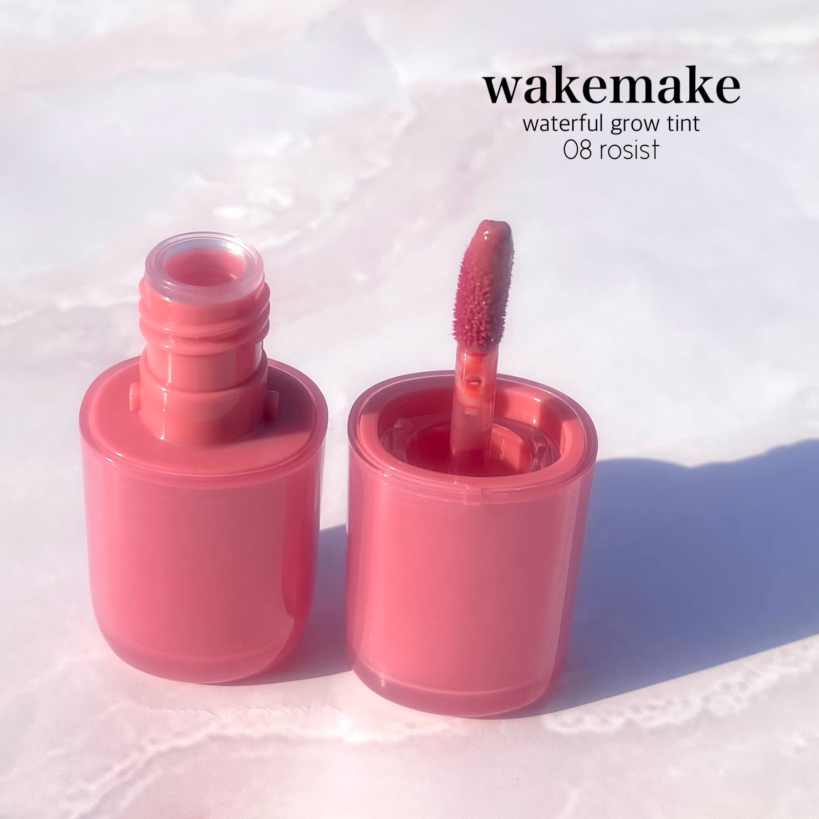 ウォータフルグロウティント/wakemake/リップティントを使ったクチコミ（2枚目）