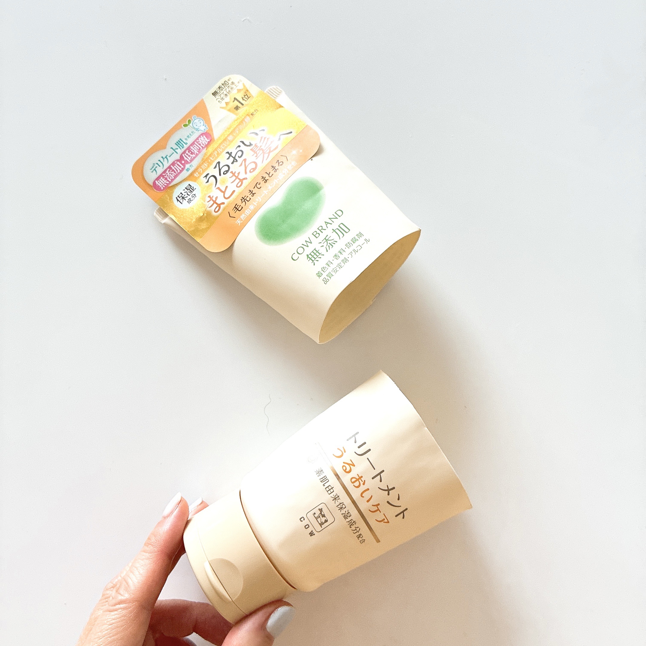 シャンプー・トリートメント しっとり/カウブランド無添加/市販シャンプーを使ったクチコミ（1枚目）